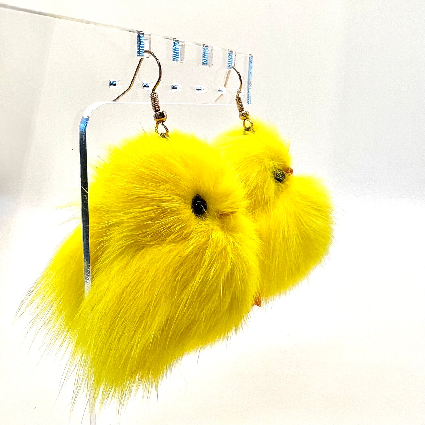 Fuzzy Chick Earrings