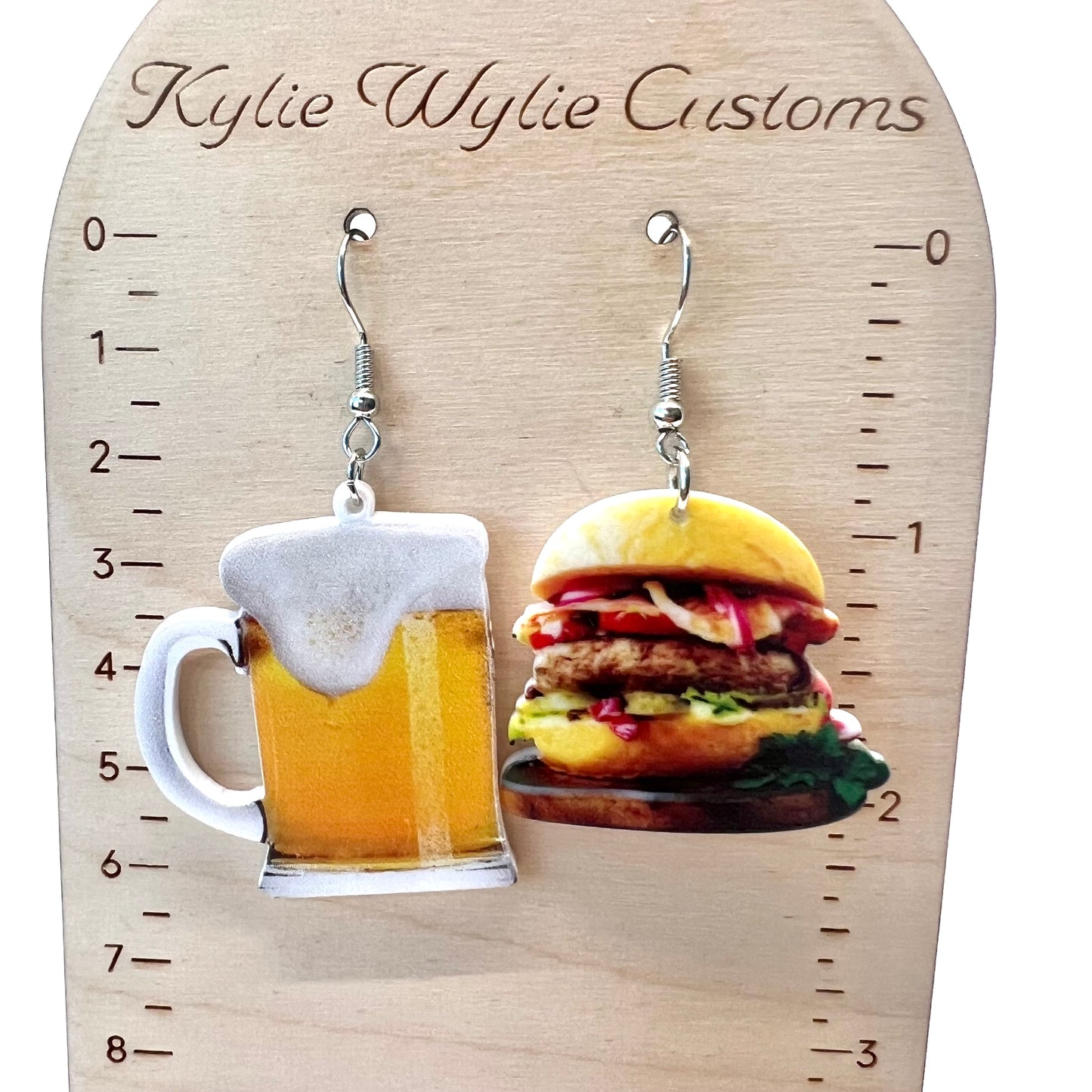 Burger & Beer Earrings