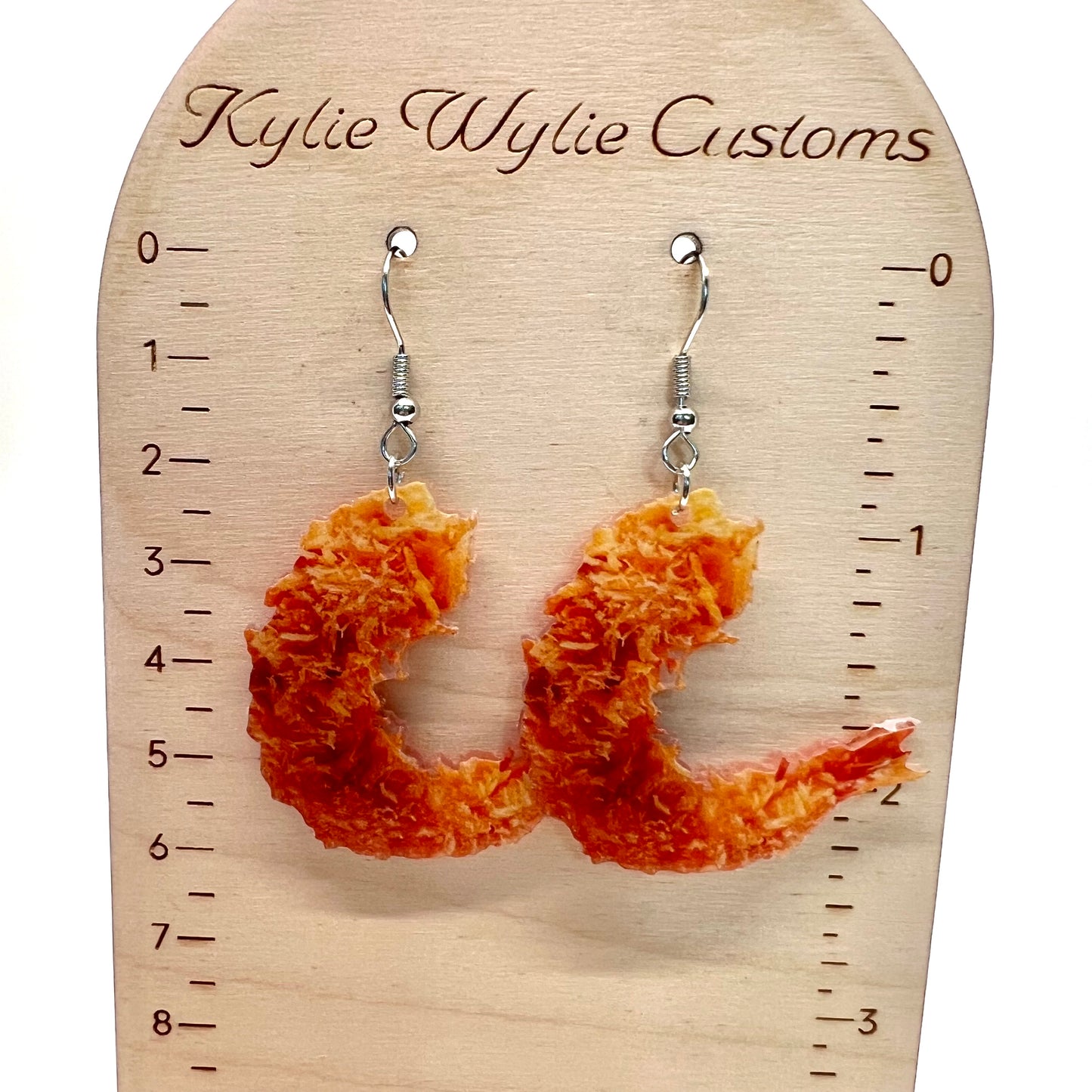 Shrimp Tempura Earrings
