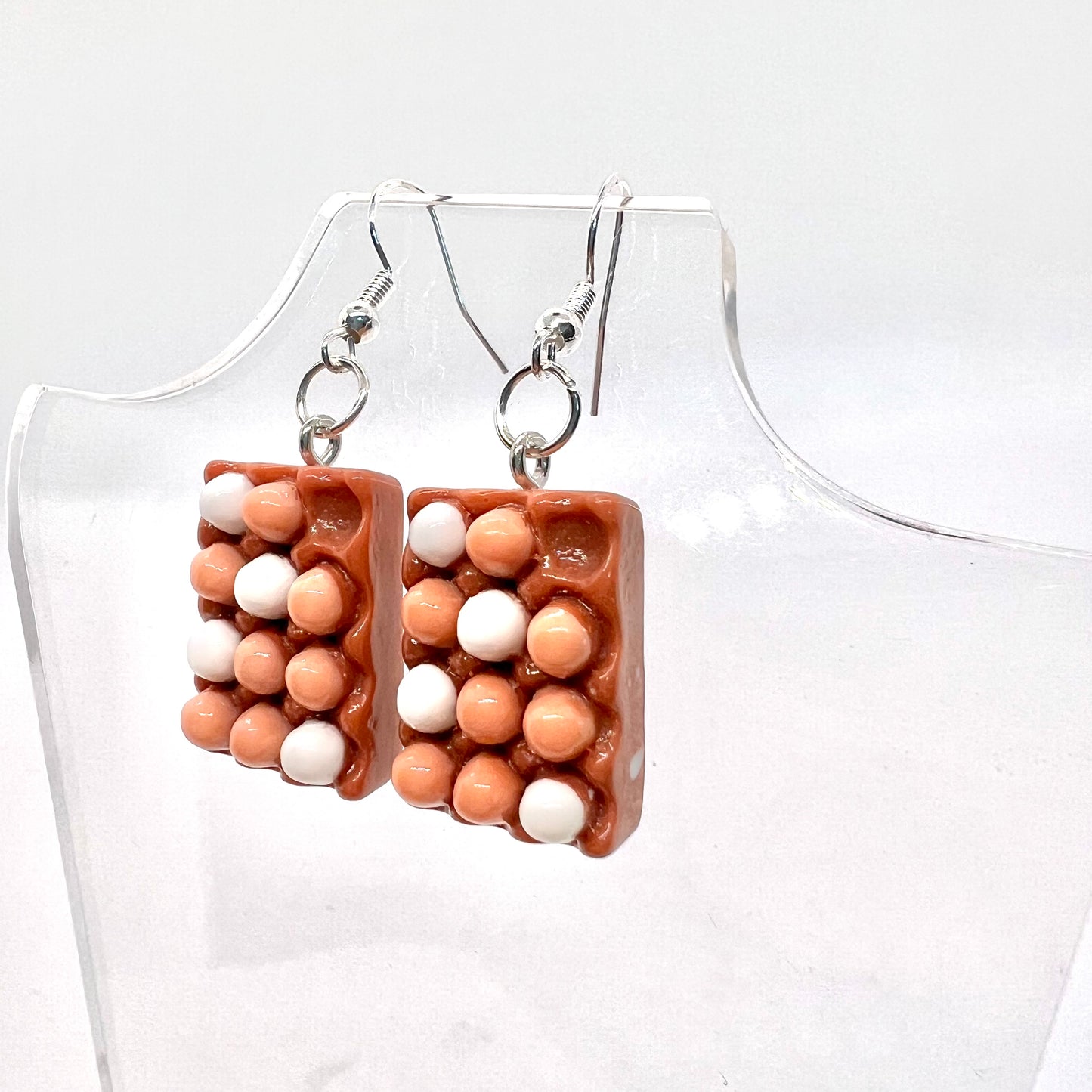 Egg Carton Earrings