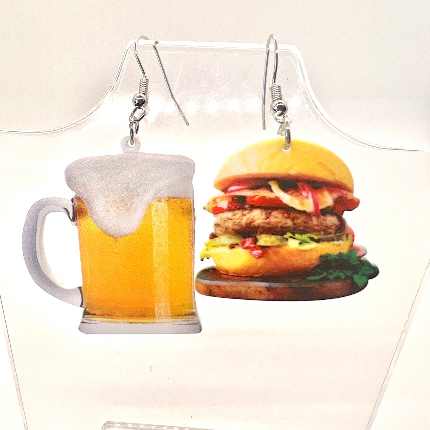 Burger & Beer Earrings