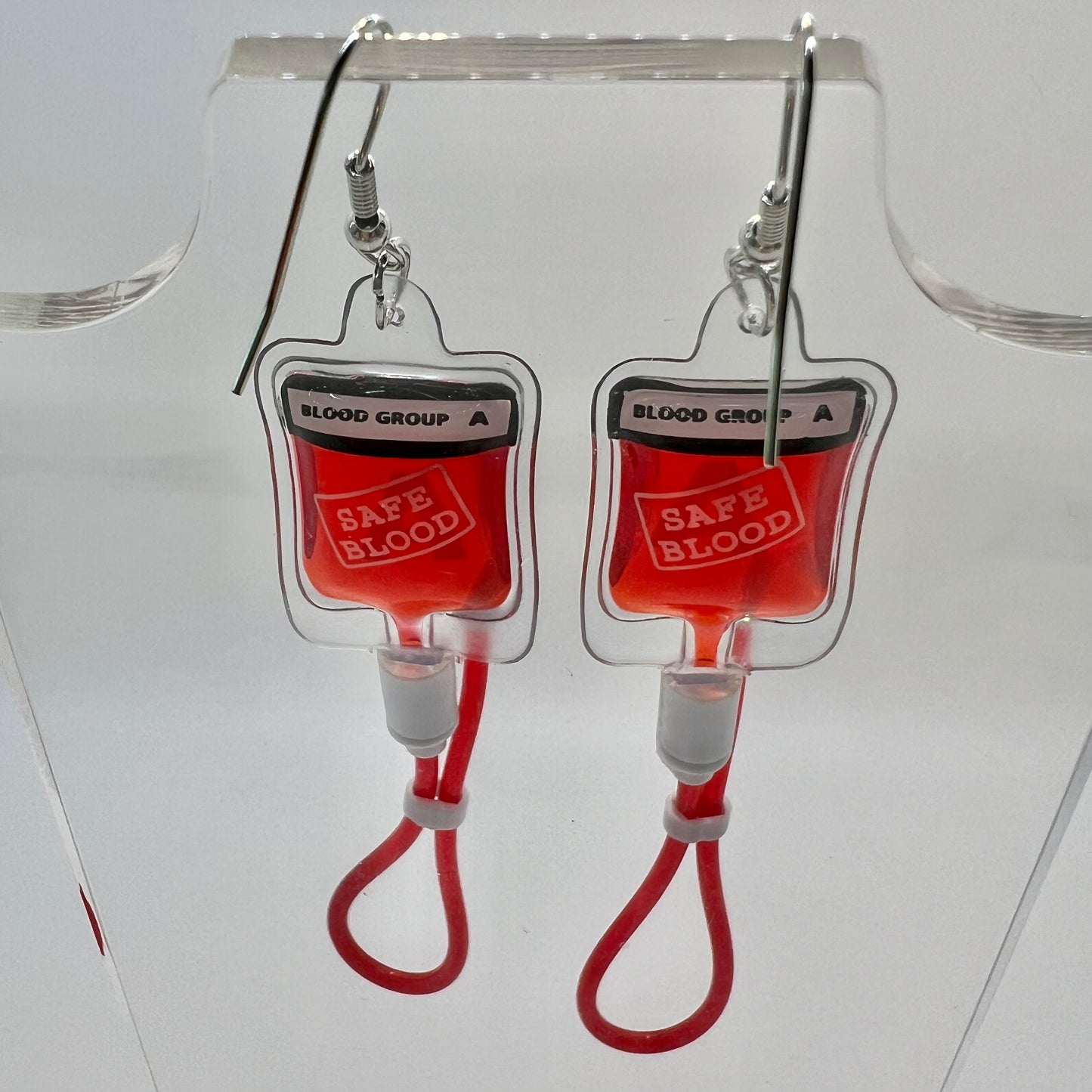 Blo0d Bag Earrings