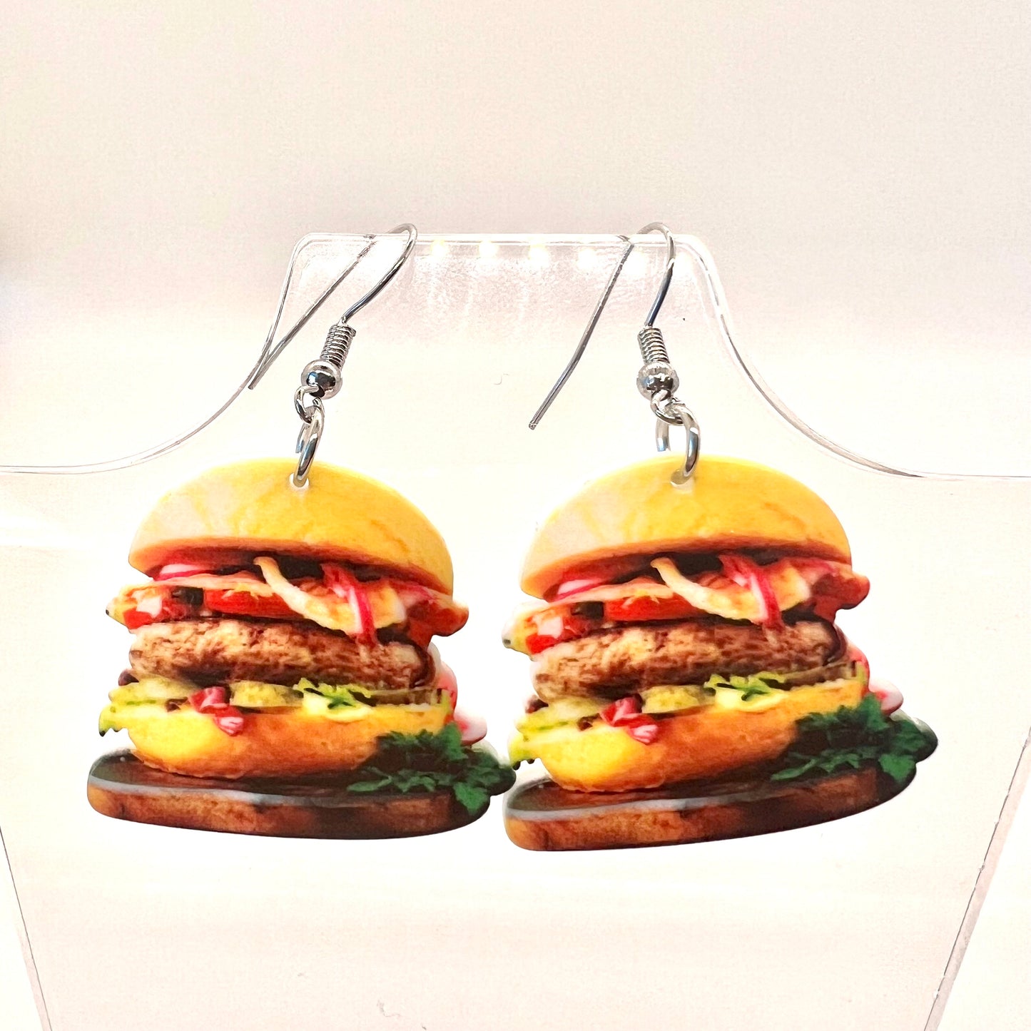 Pub Burger Earrings