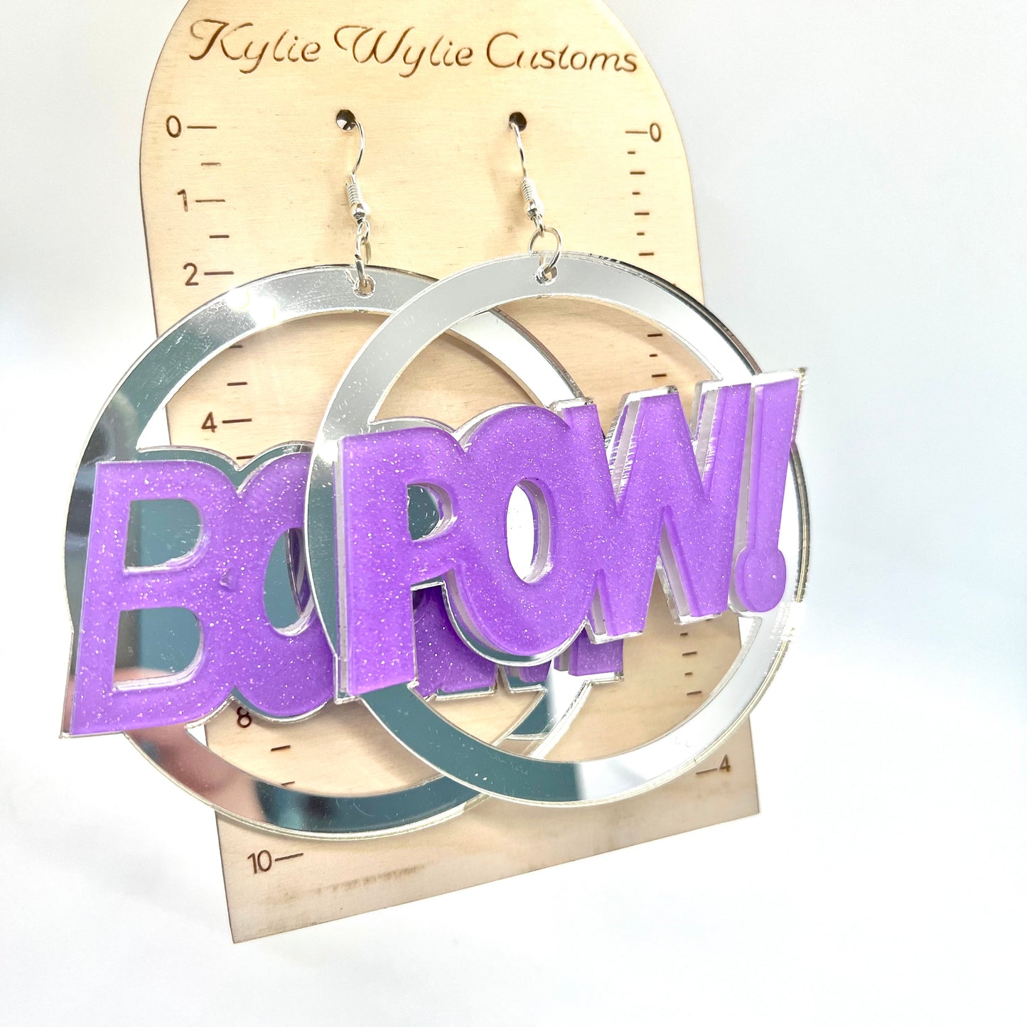 Comic Book Earrings