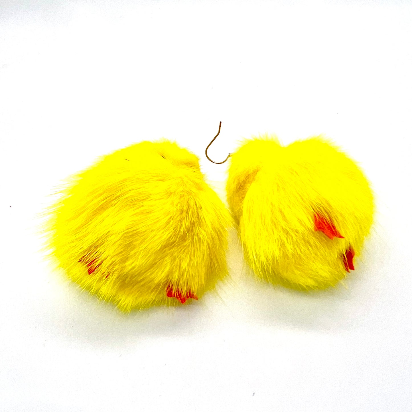 Fuzzy Chick Earrings
