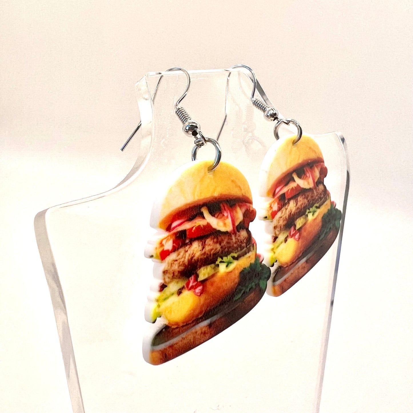 Pub Burger Earrings
