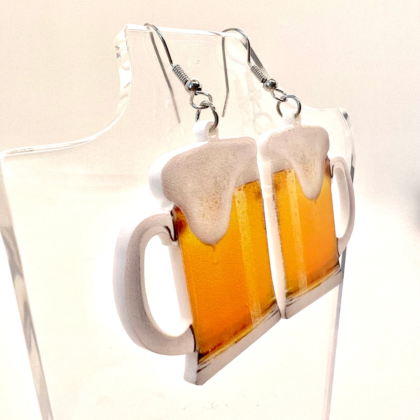 Pint Of Beer Earrings