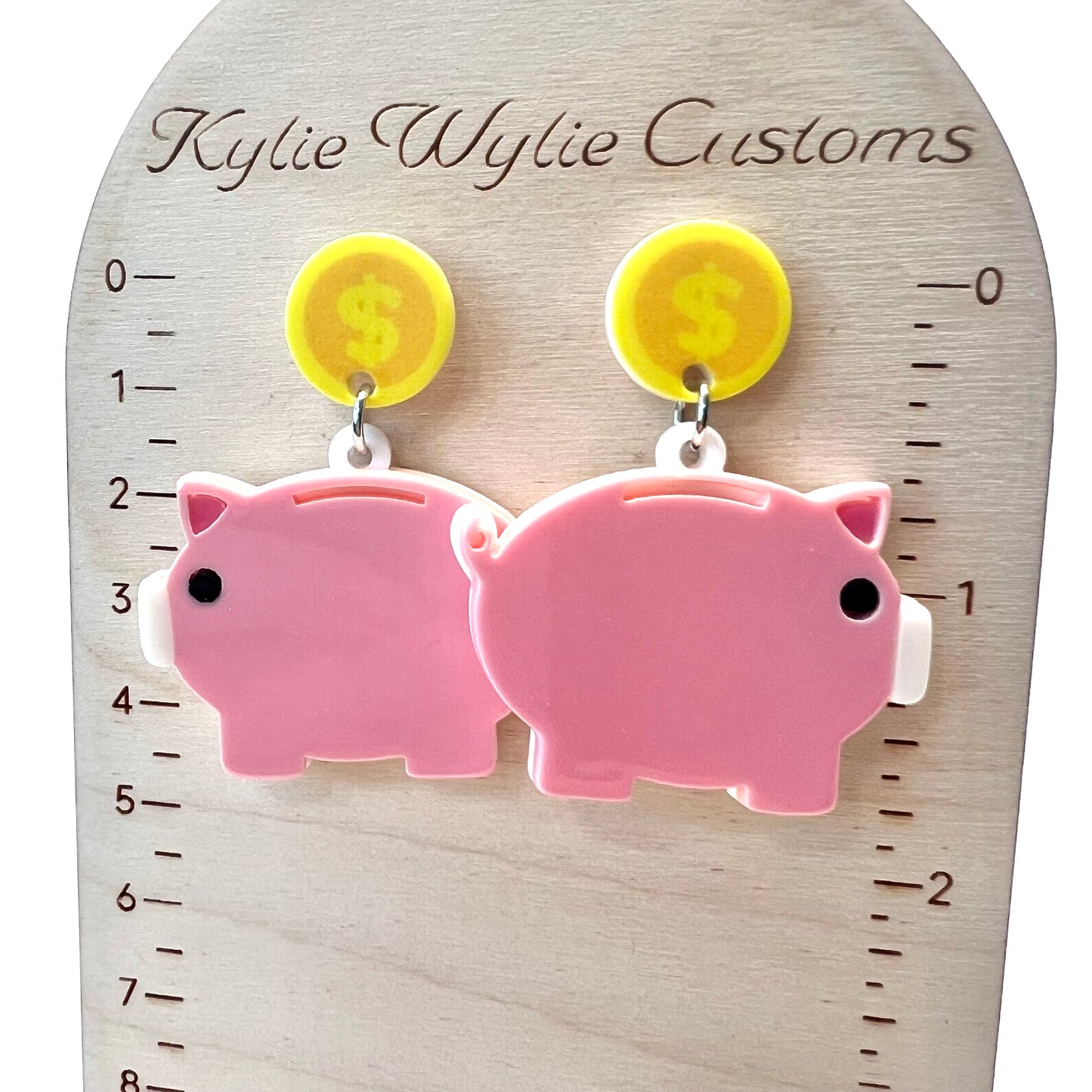 Piggy Bank Earrings