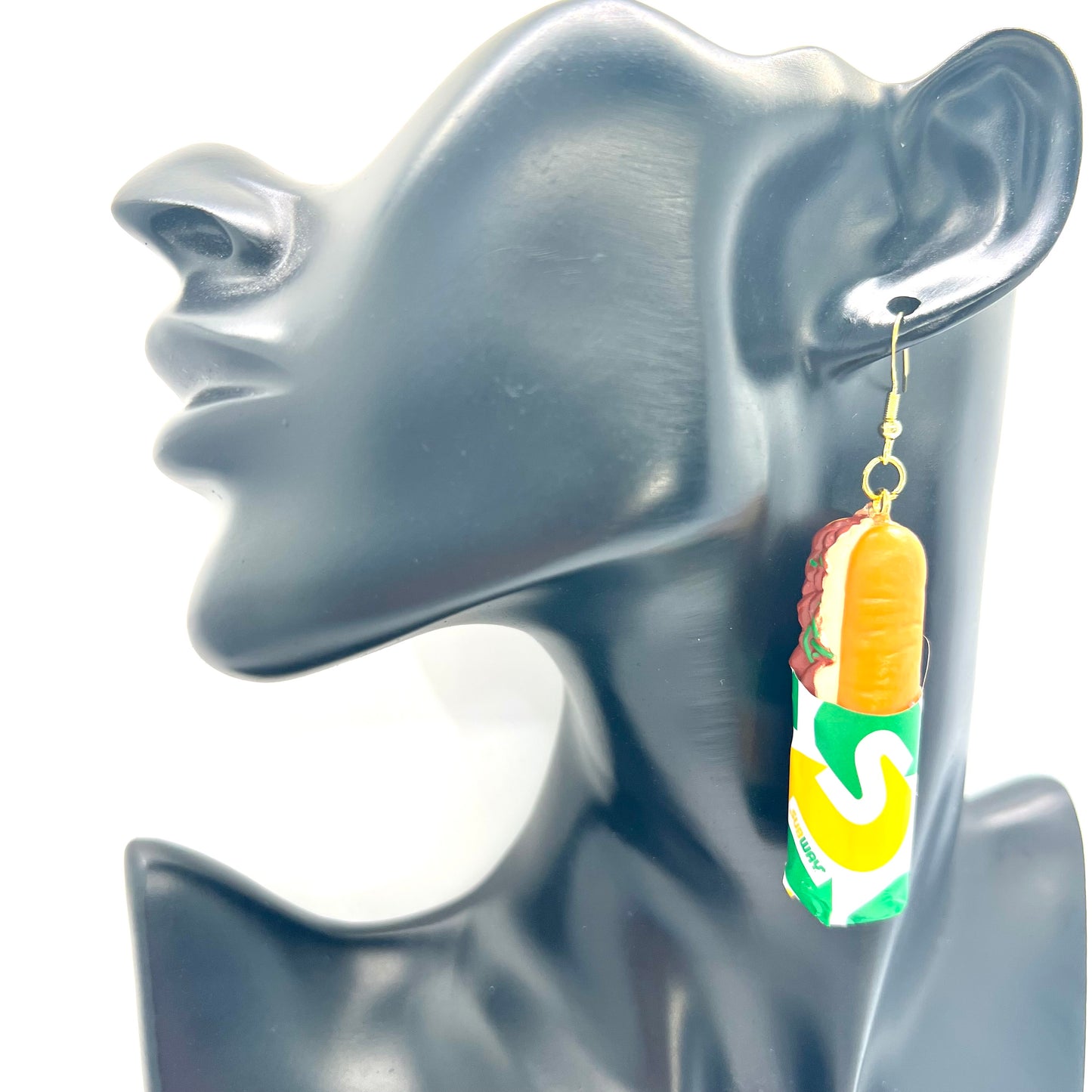 Philly Cheesesteak Subway Earrings