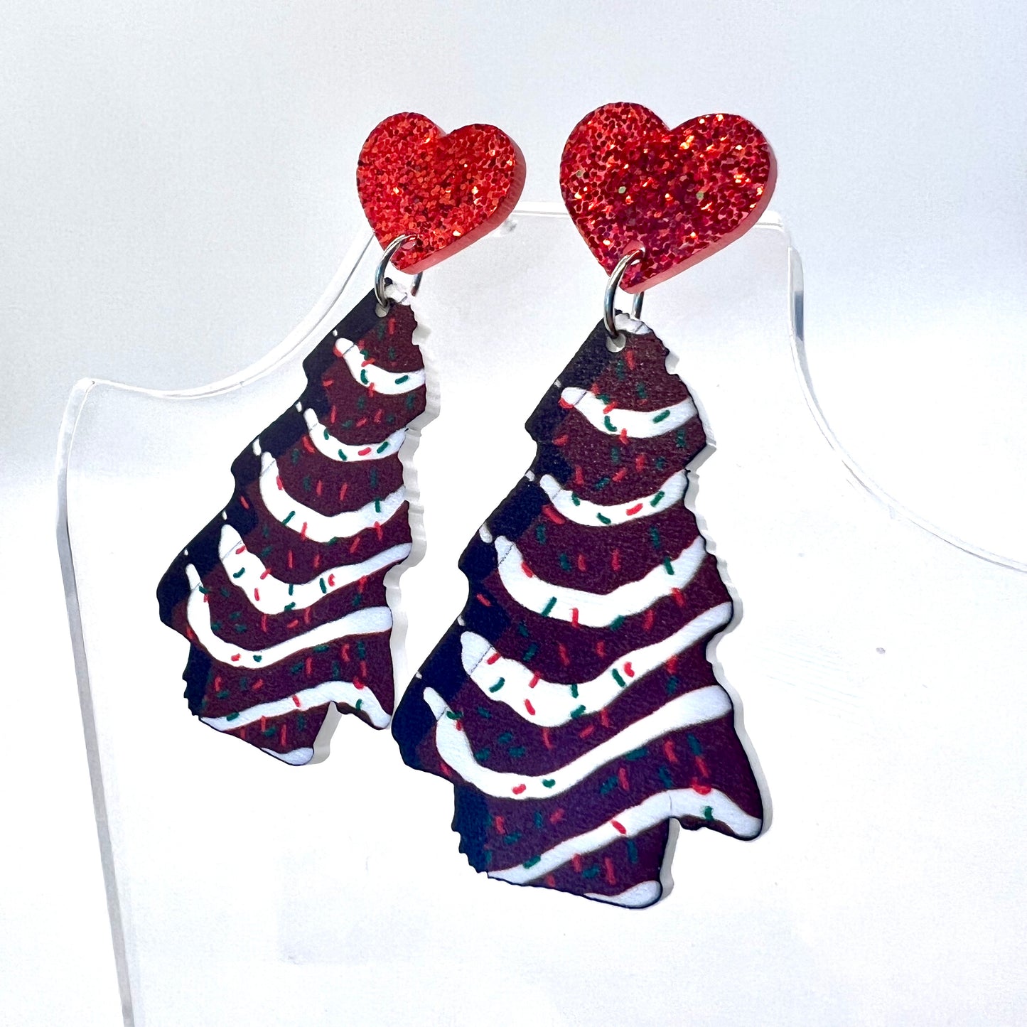 Little Debbie Tree Earrings
