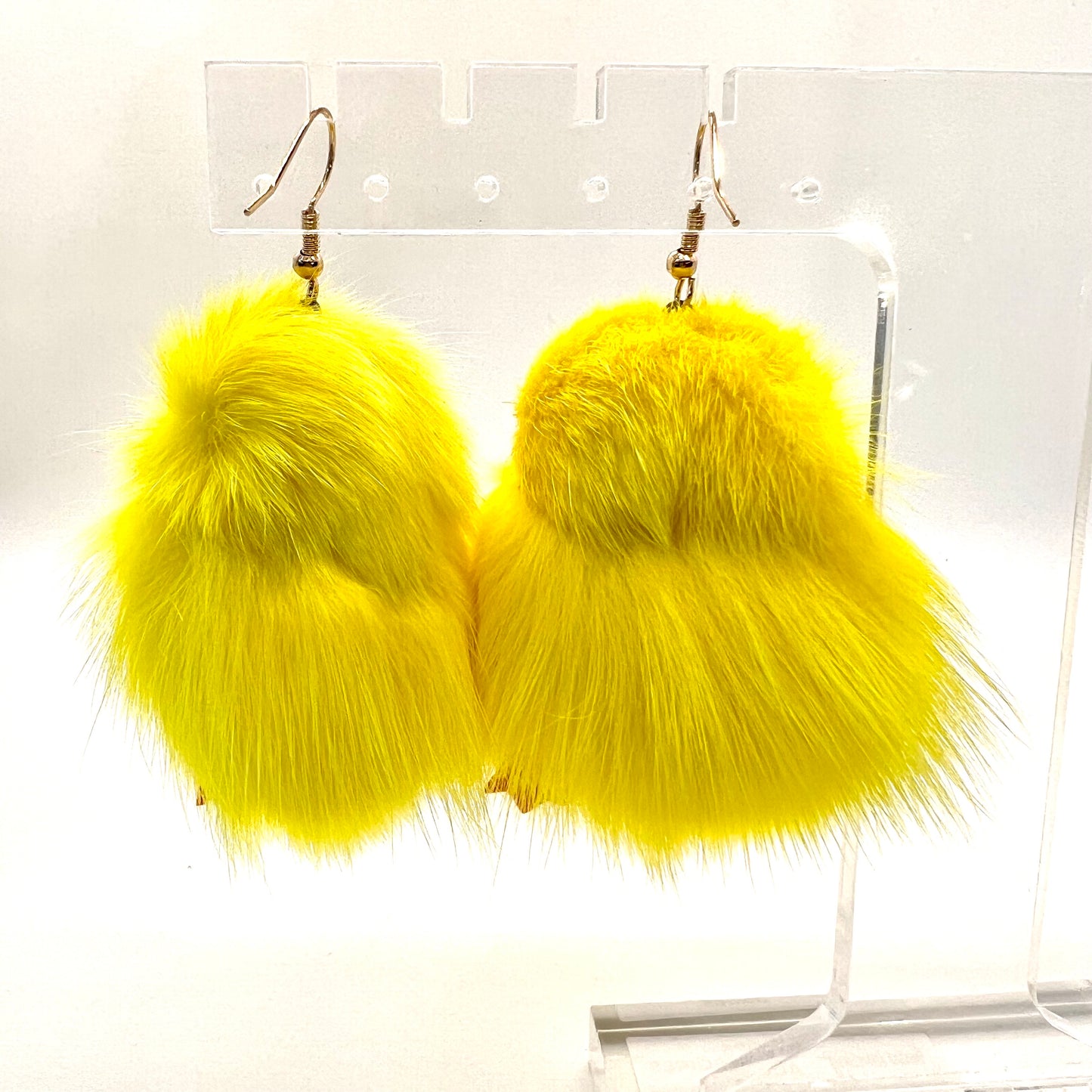 Fuzzy Chick Earrings