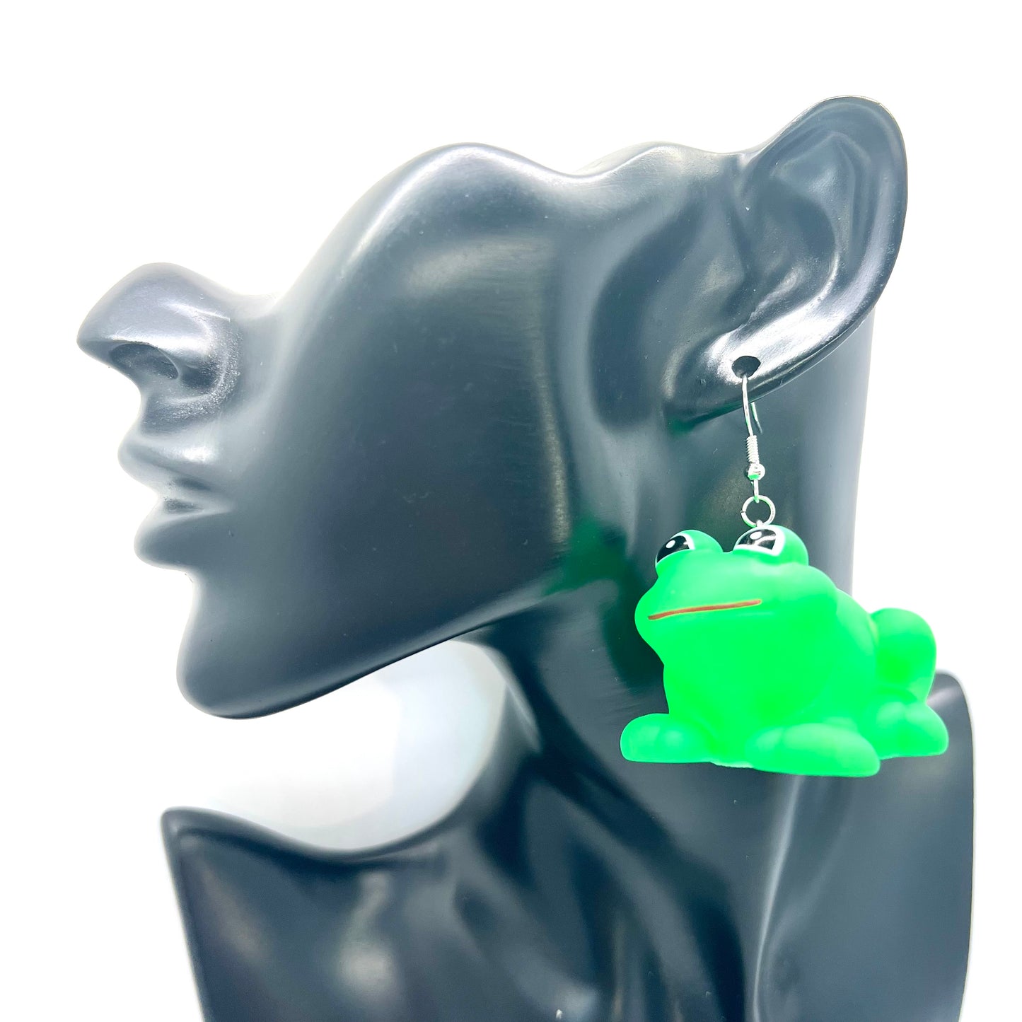 Large Frog Earrings
