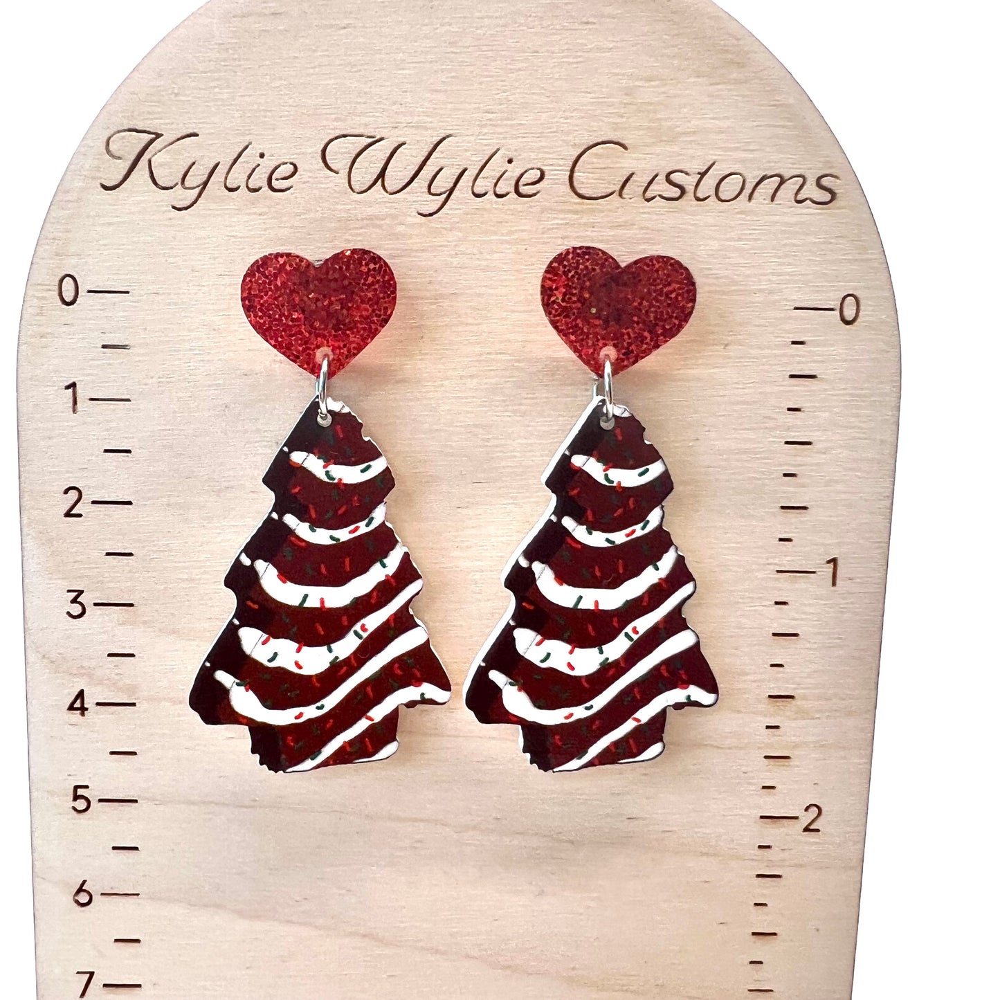 Little Debbie Tree Earrings