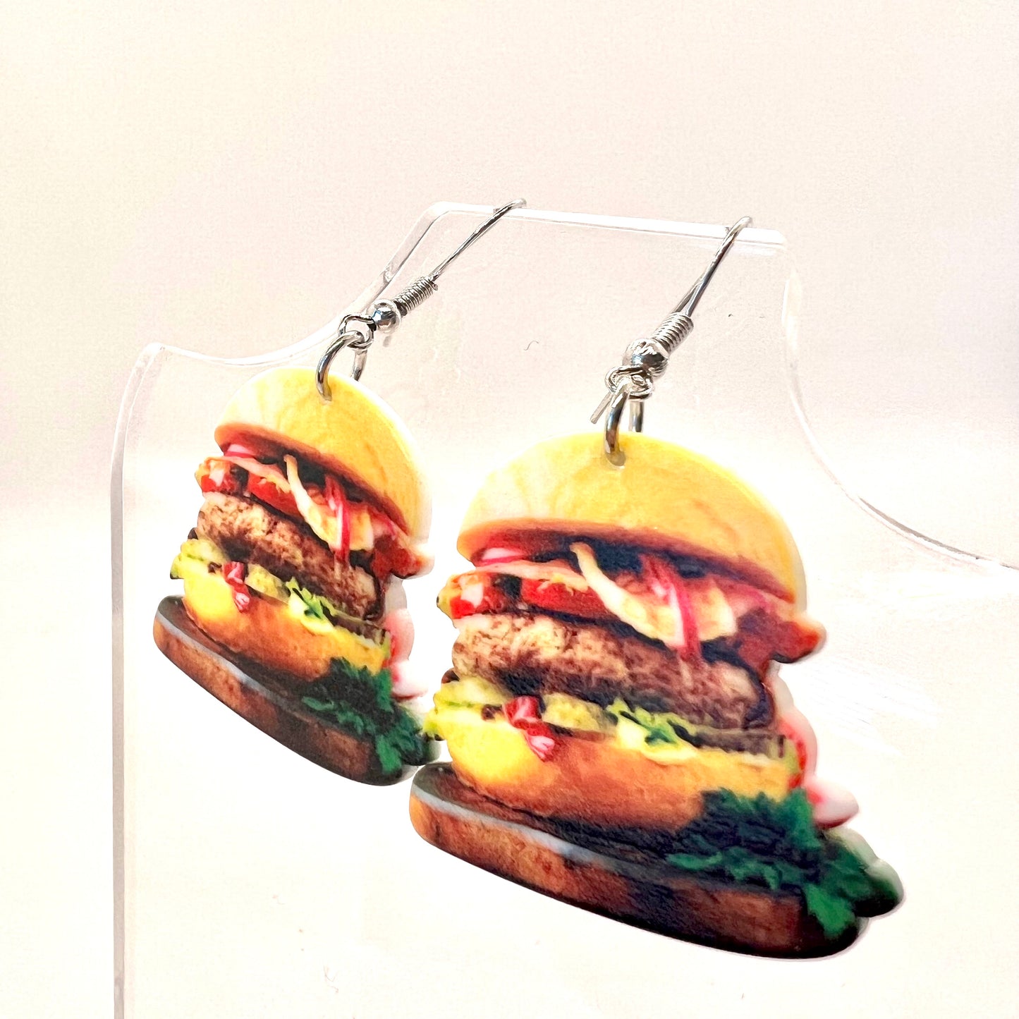 Pub Burger Earrings