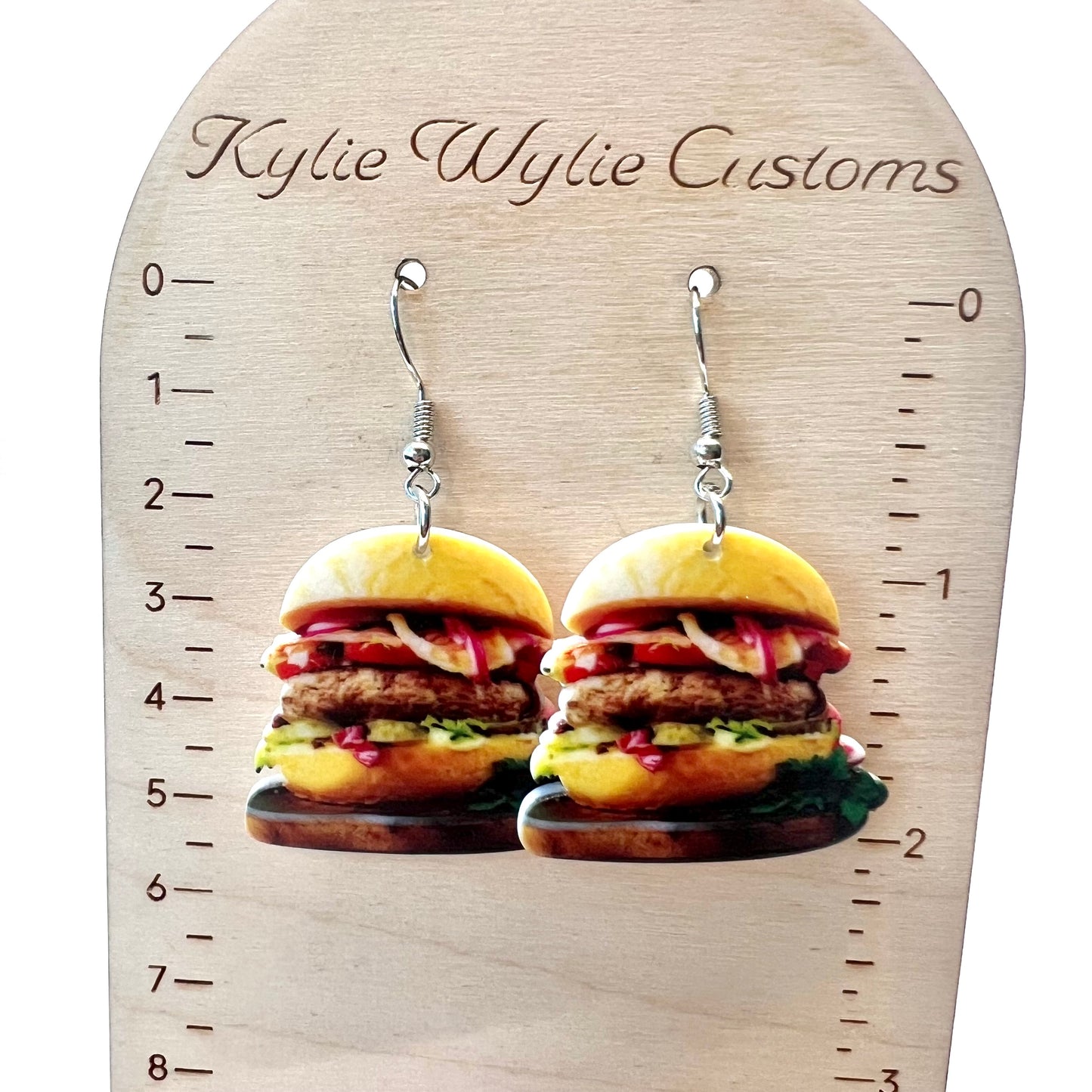 Pub Burger Earrings