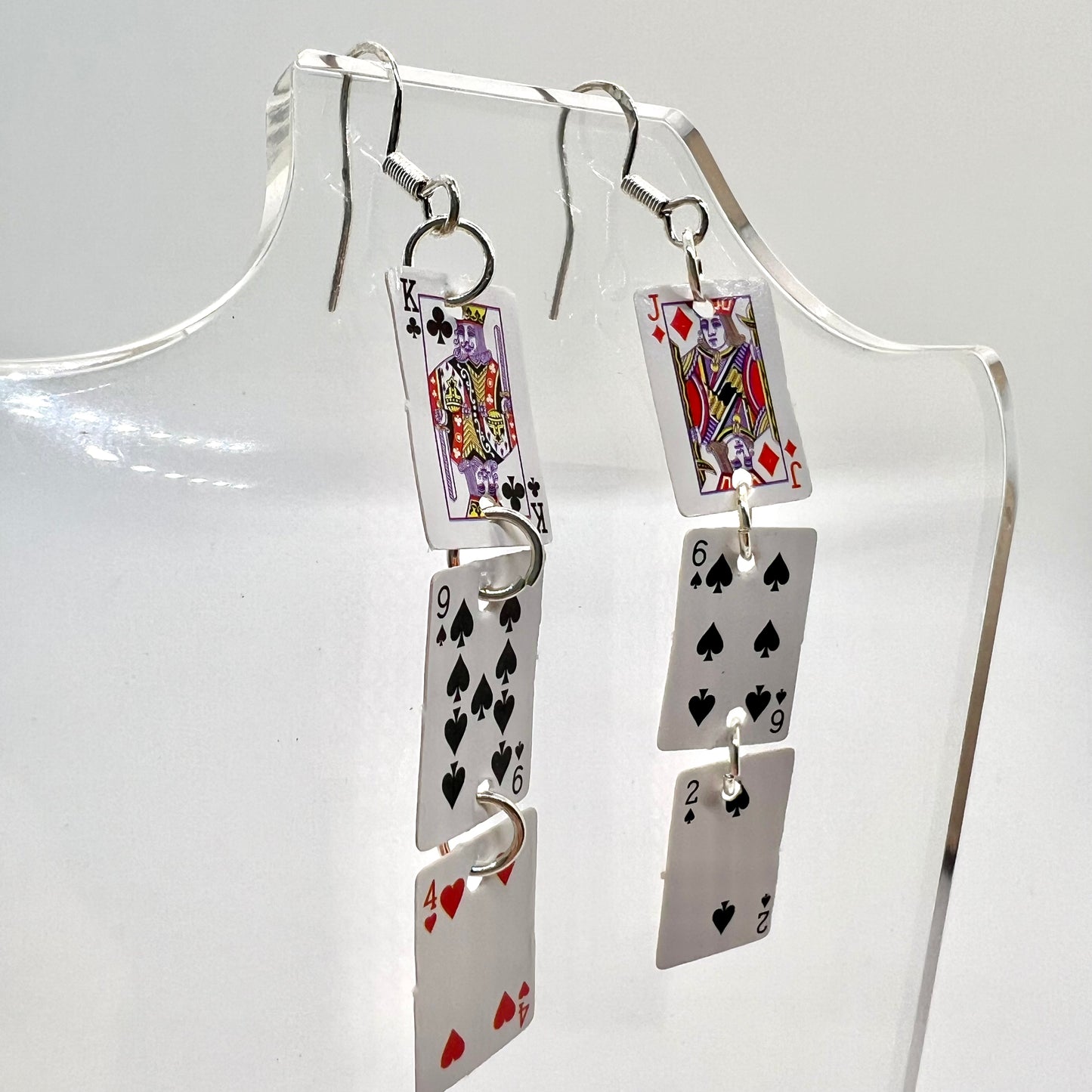 Playing Card Earrings