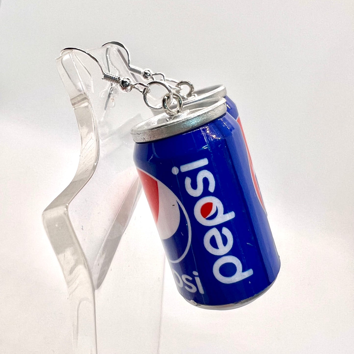 Large Pepsi Can Earrings