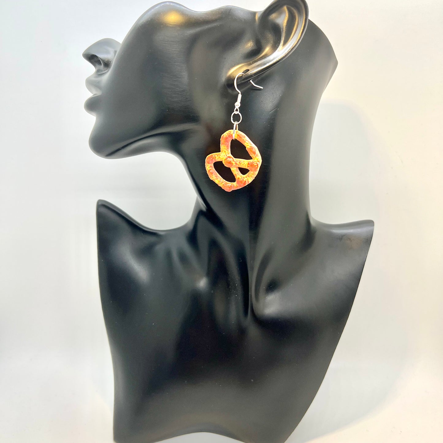 Pepperoni Pretzel Earrings
