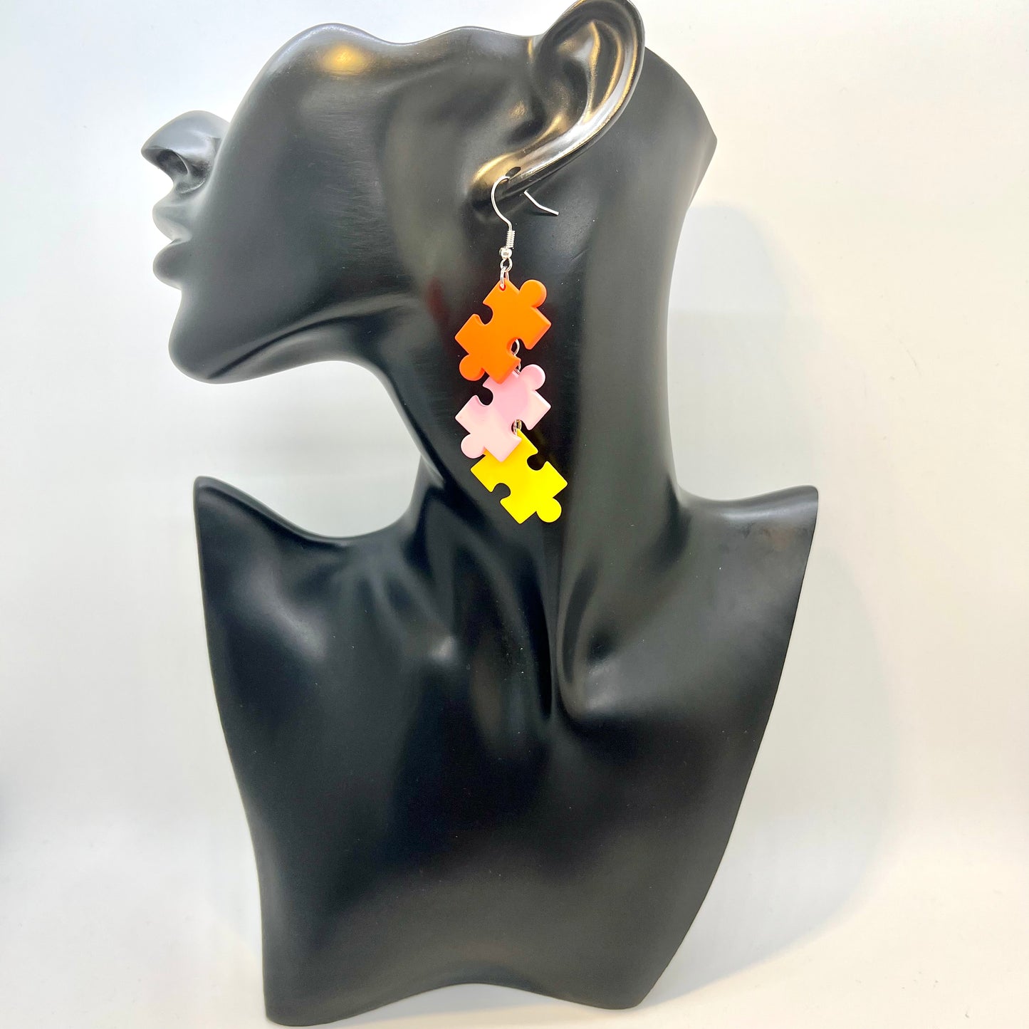 Puzzle Piece Earrings