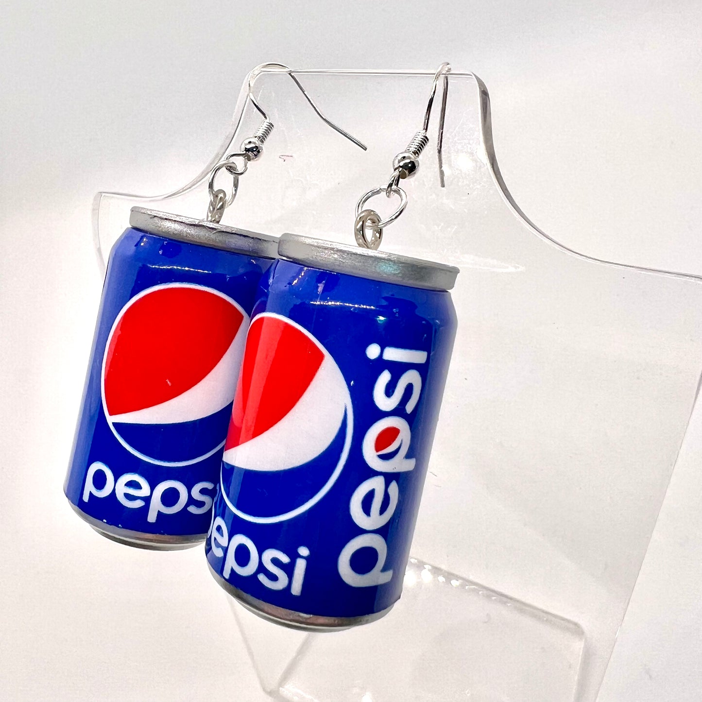 Large Pepsi Can Earrings