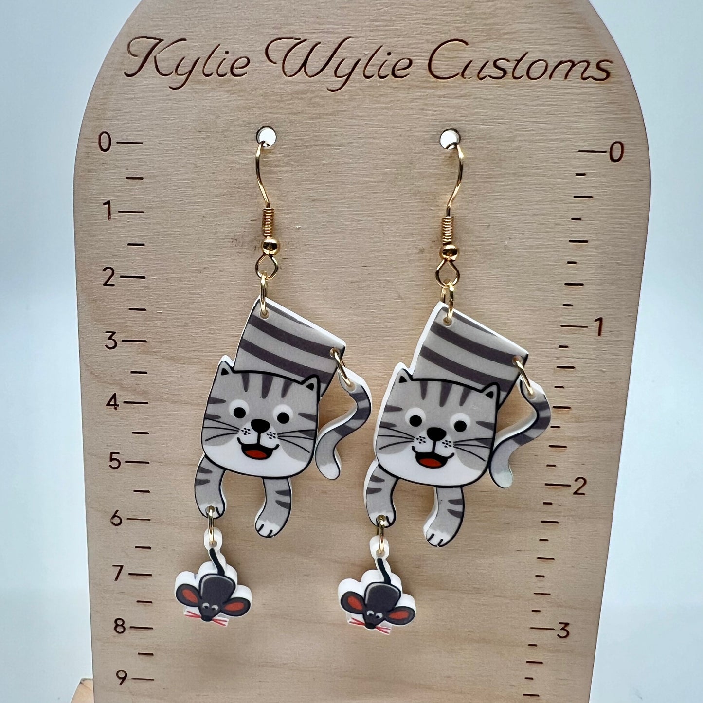 Cat & Mouse Earrings