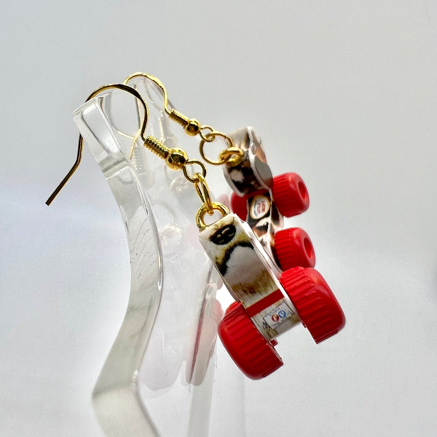 Pull Along Puppy Earrings