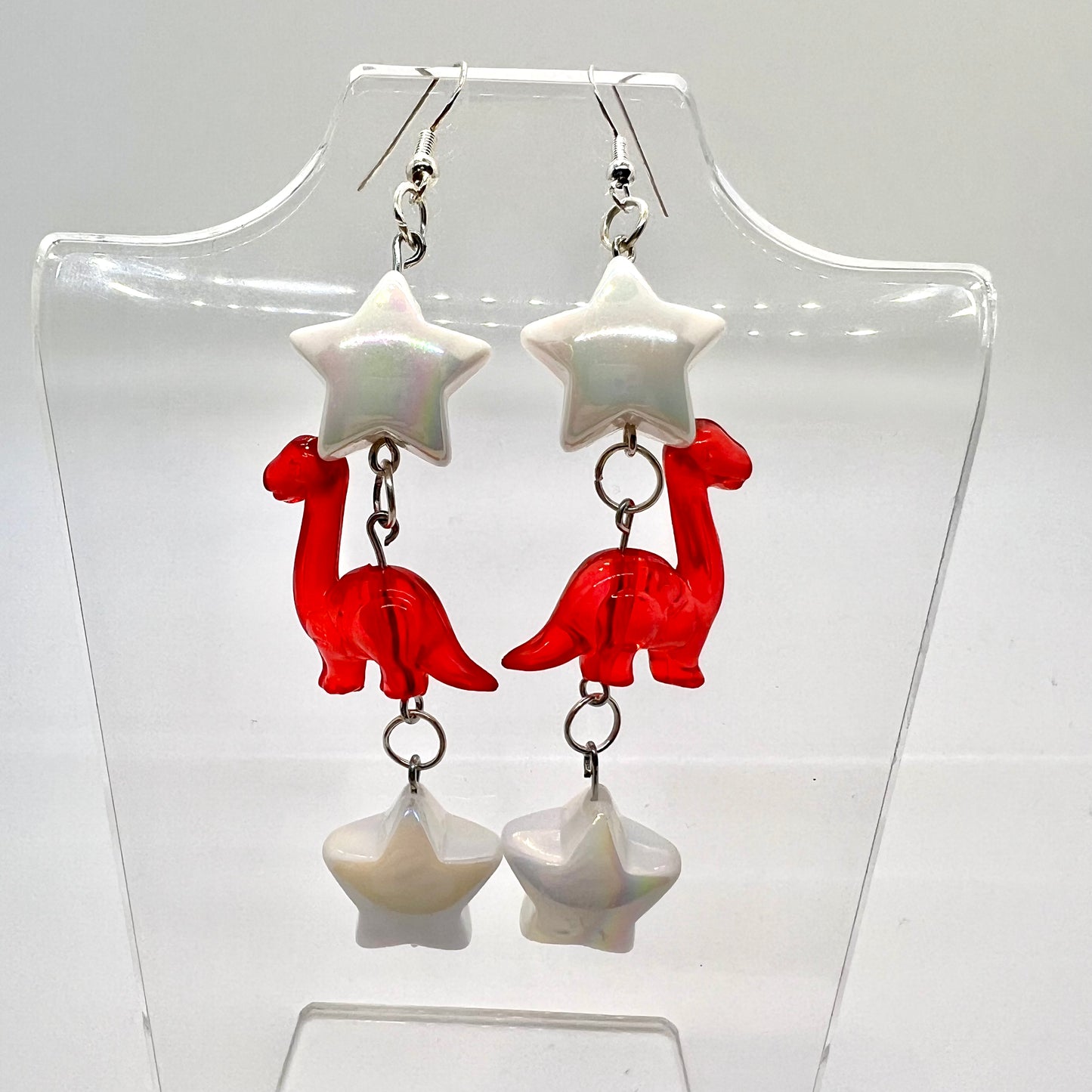 Dino Star Chain Earrings