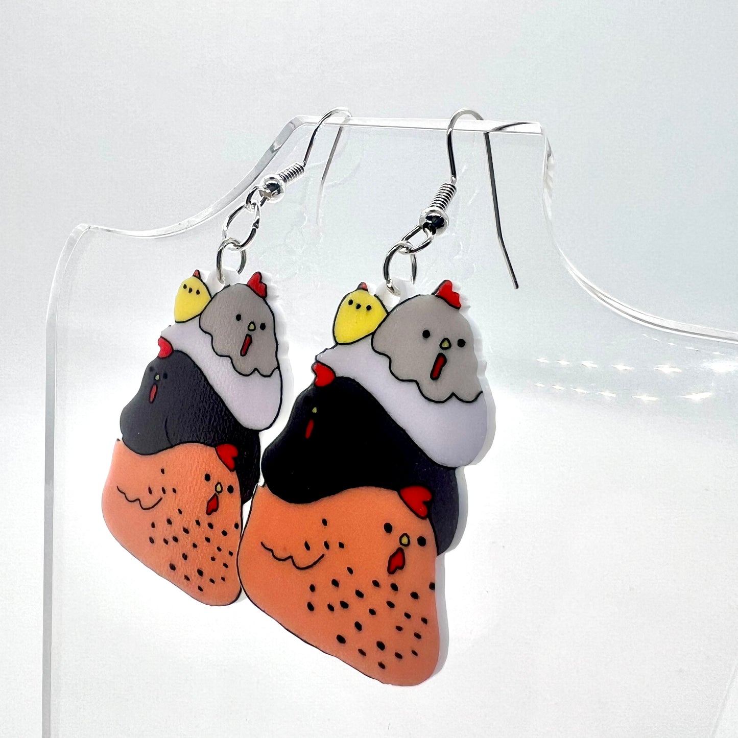 Chicken Stack Earrings