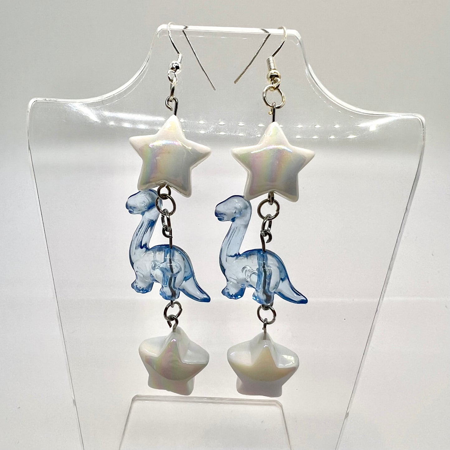 Dino Star Chain Earrings