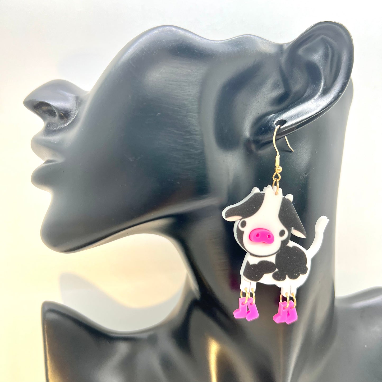 Cows In Boots Earrings