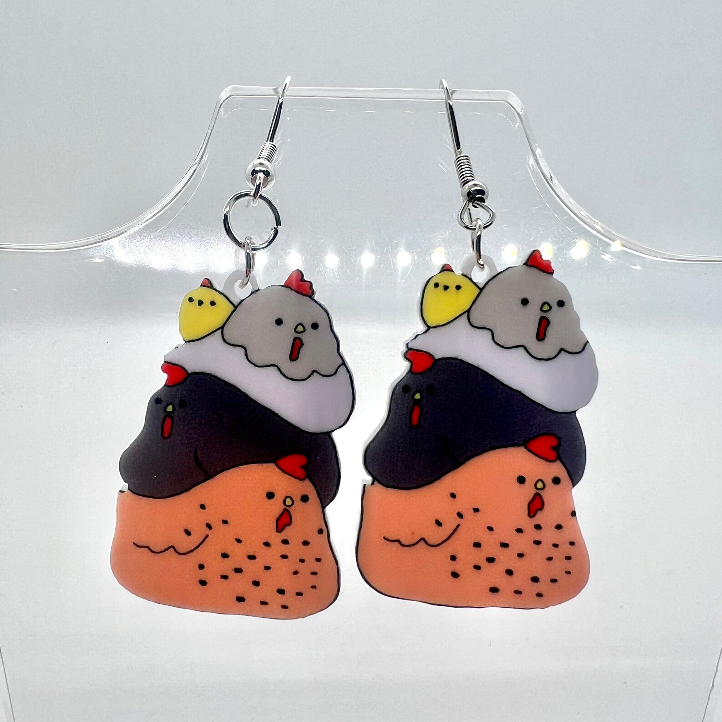 Chicken Stack Earrings