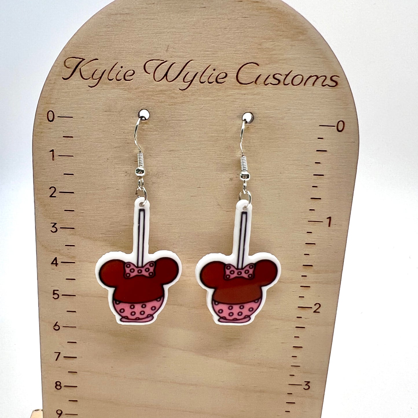 Minnie Caramel Apple Earrings