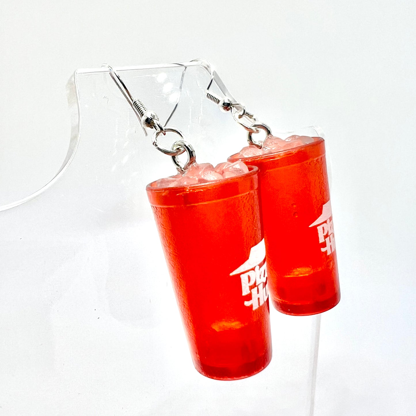 Pizza Hut Cup Earrings