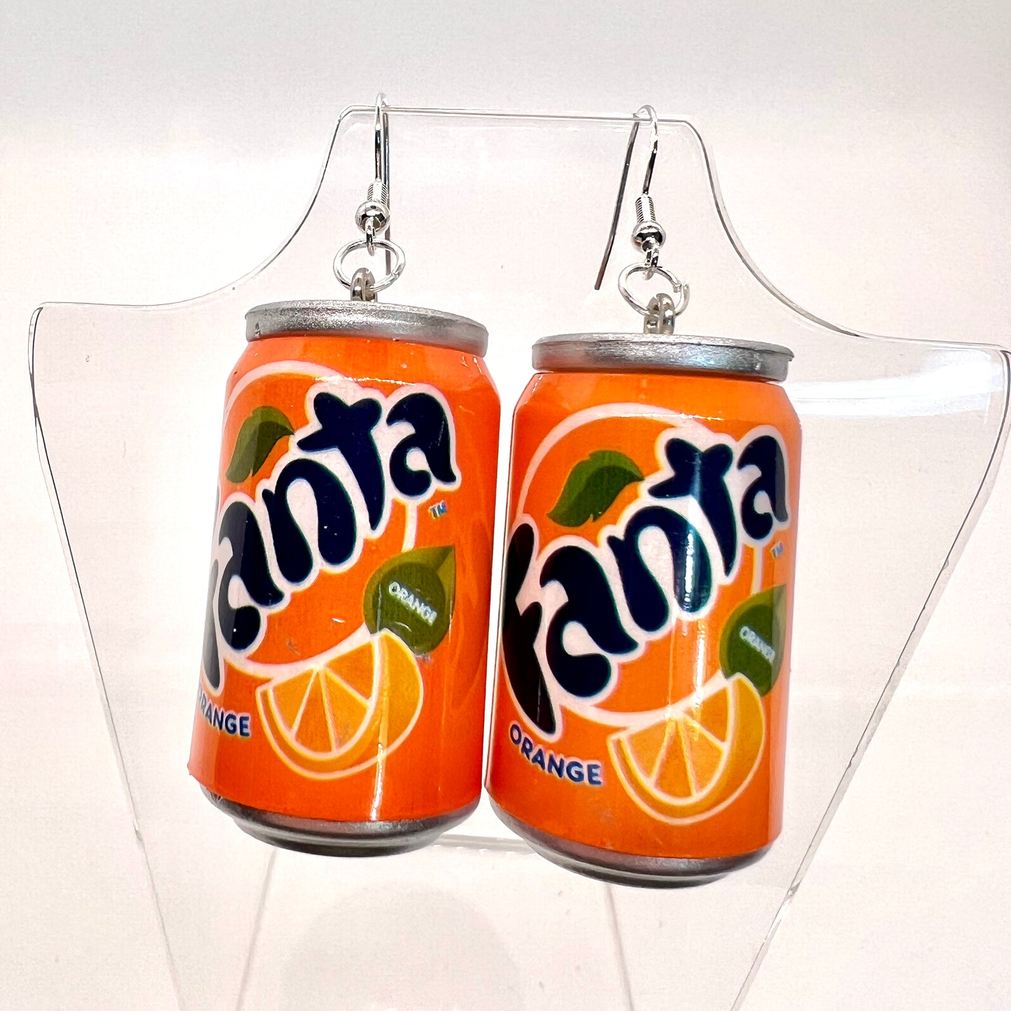 Large Fanta Can Earrings