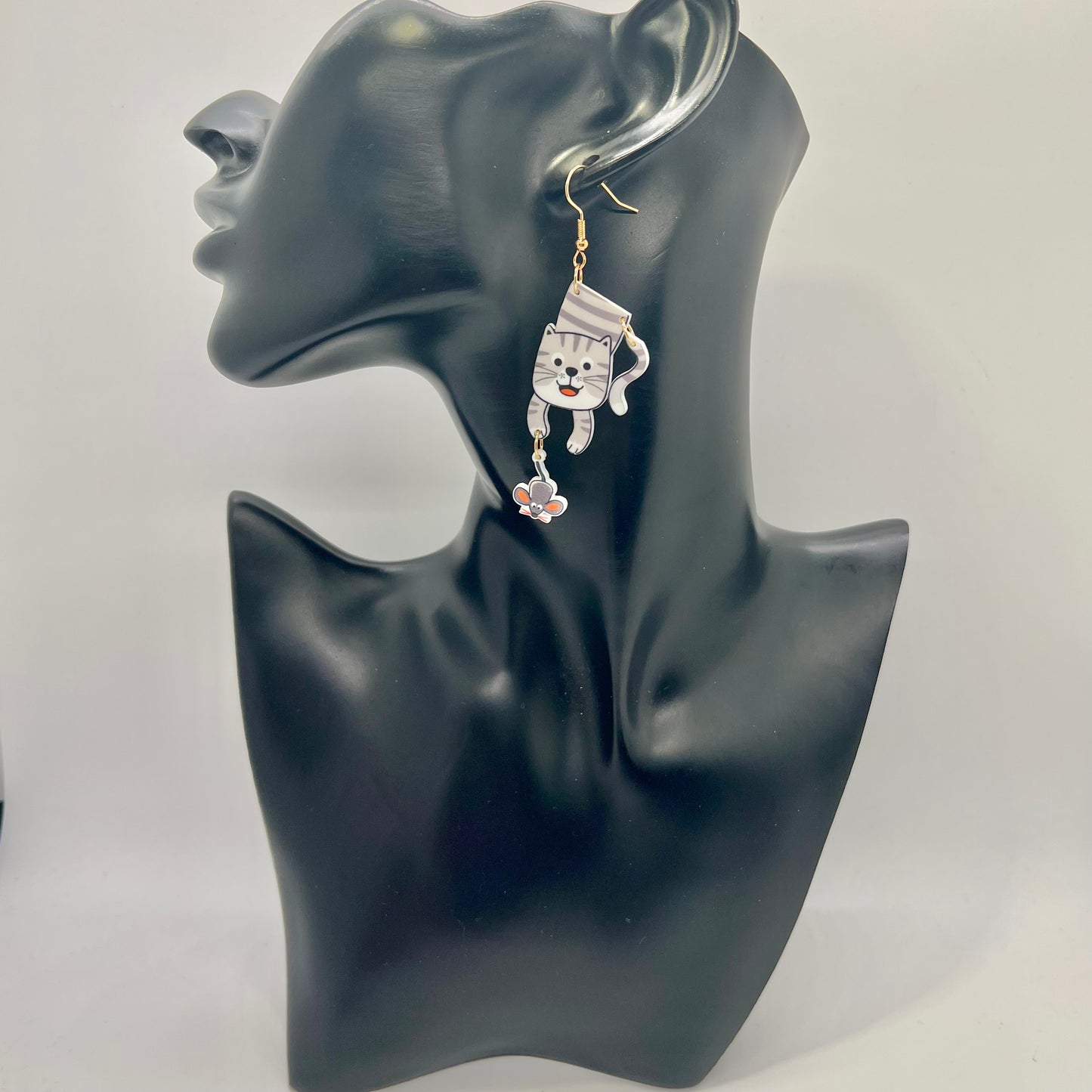Cat & Mouse Earrings