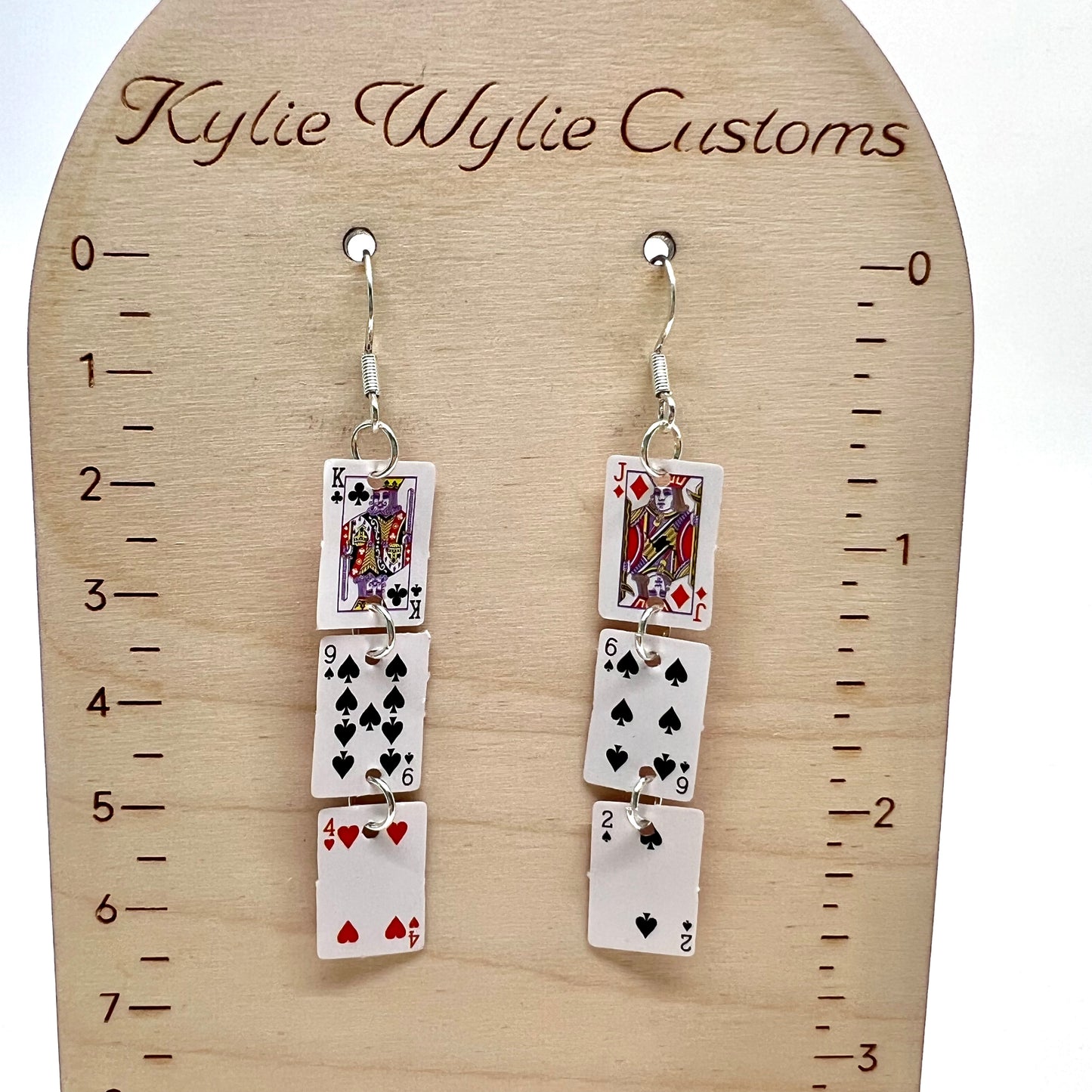 Playing Card Earrings