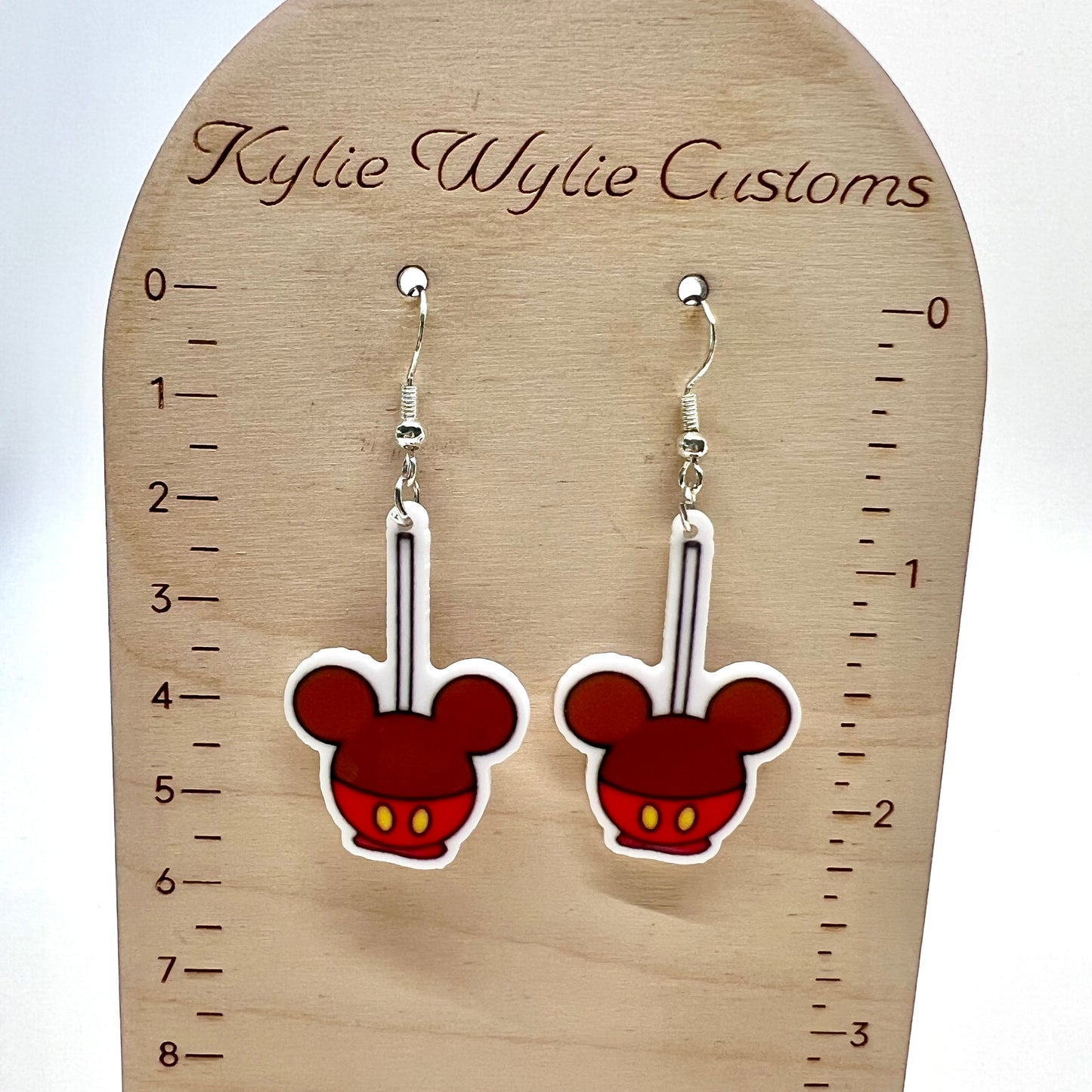 Mickey Caramel Apple Earrings