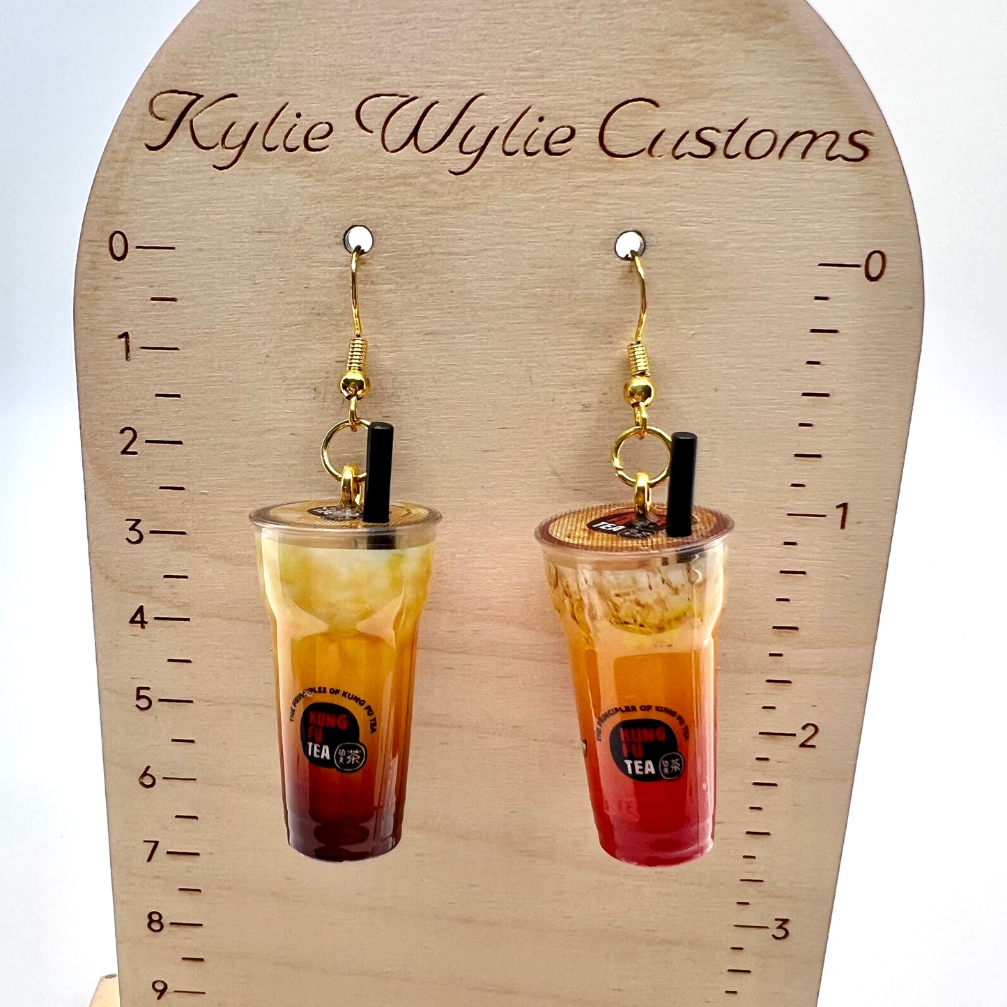 Kung Fu Tea Cups Earrings
