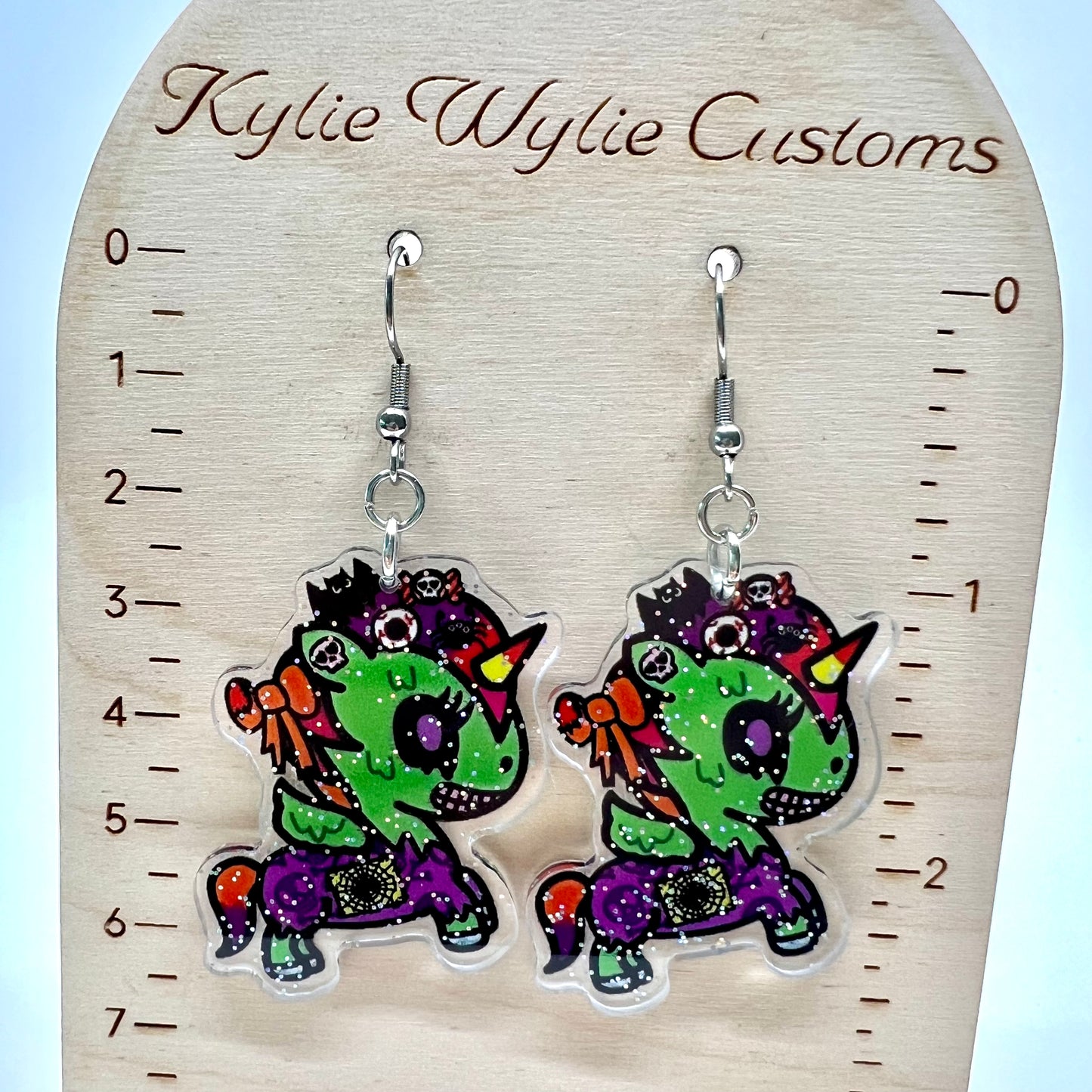 Halloween Unicorn Earrings