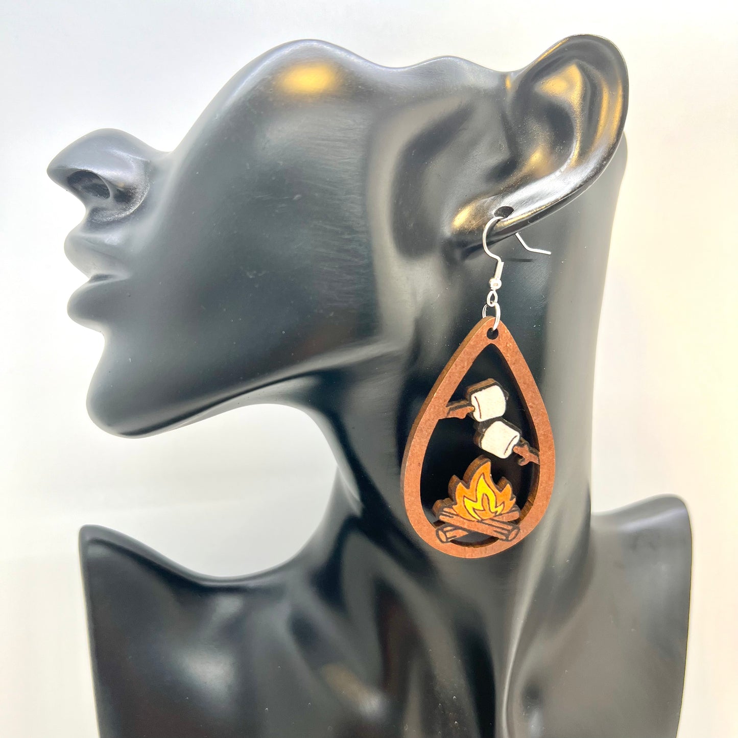 Marshmallow Bonfire Earrings