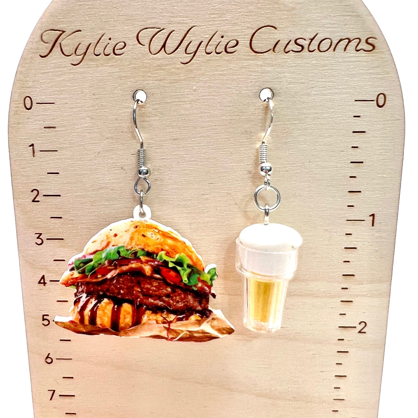 Burger & Beer Earrings