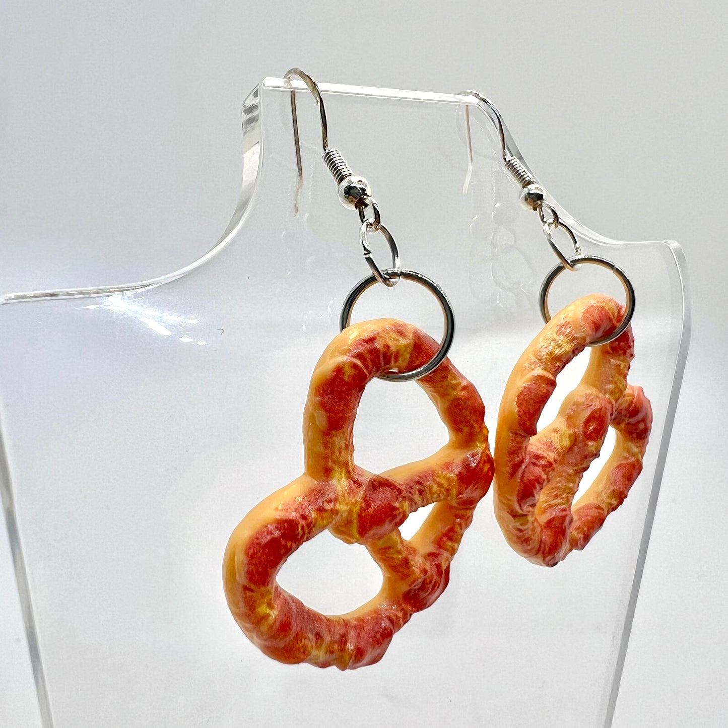 Pepperoni Pretzel Earrings