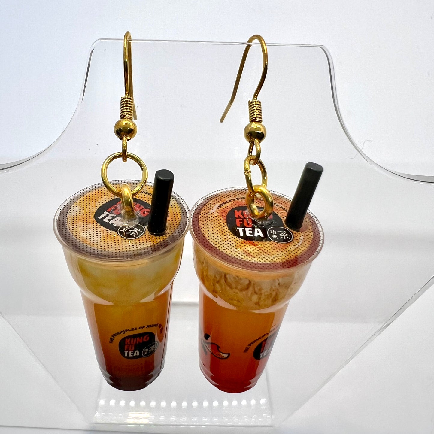 Kung Fu Tea Cups Earrings
