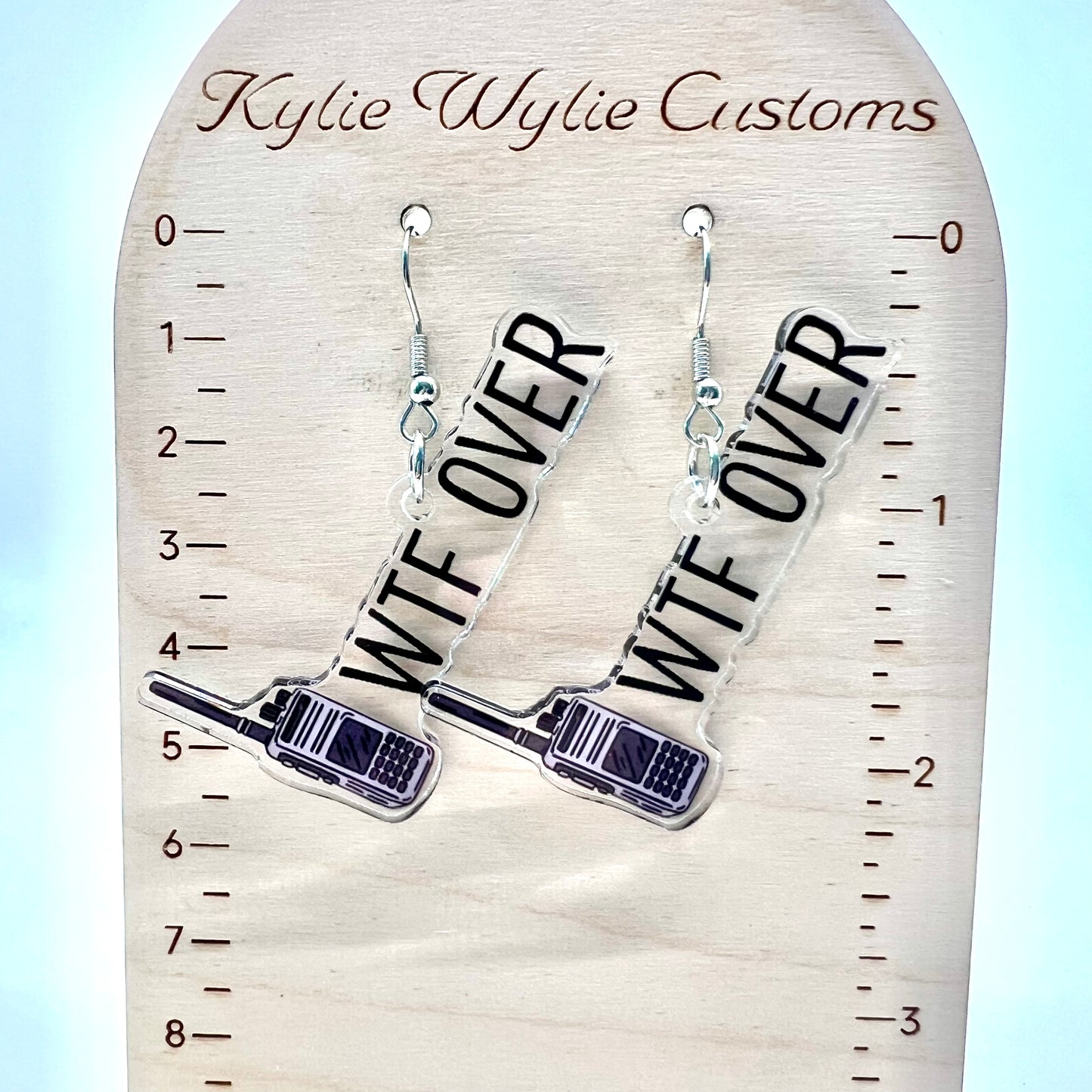 WTF Walkie Talkie Earrings