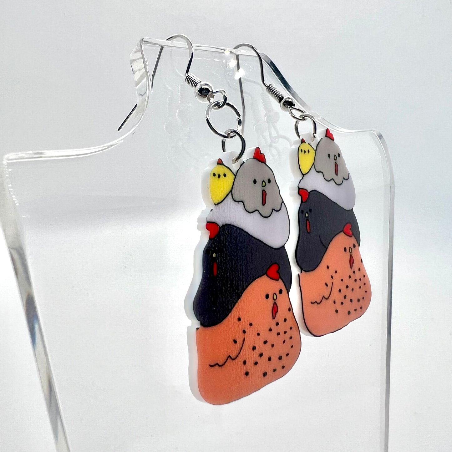 Chicken Stack Earrings