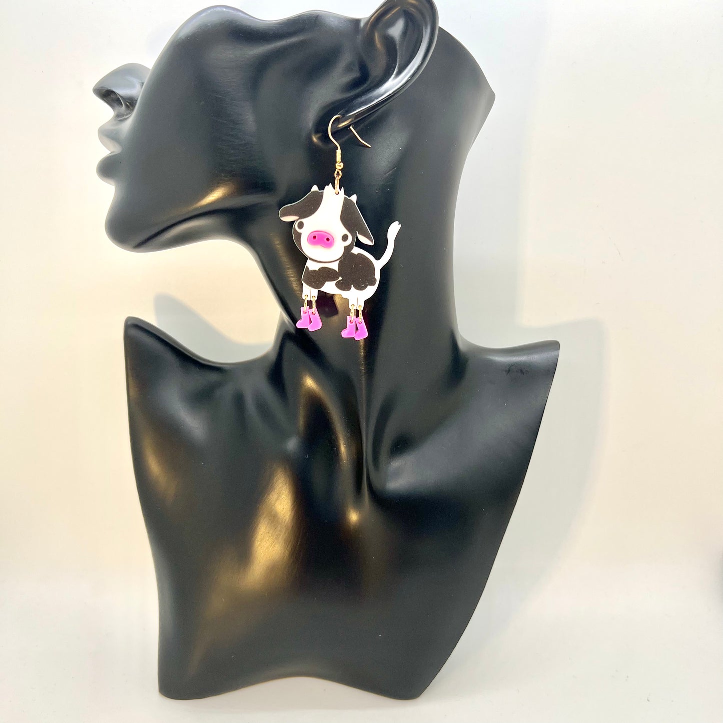Cows In Boots Earrings