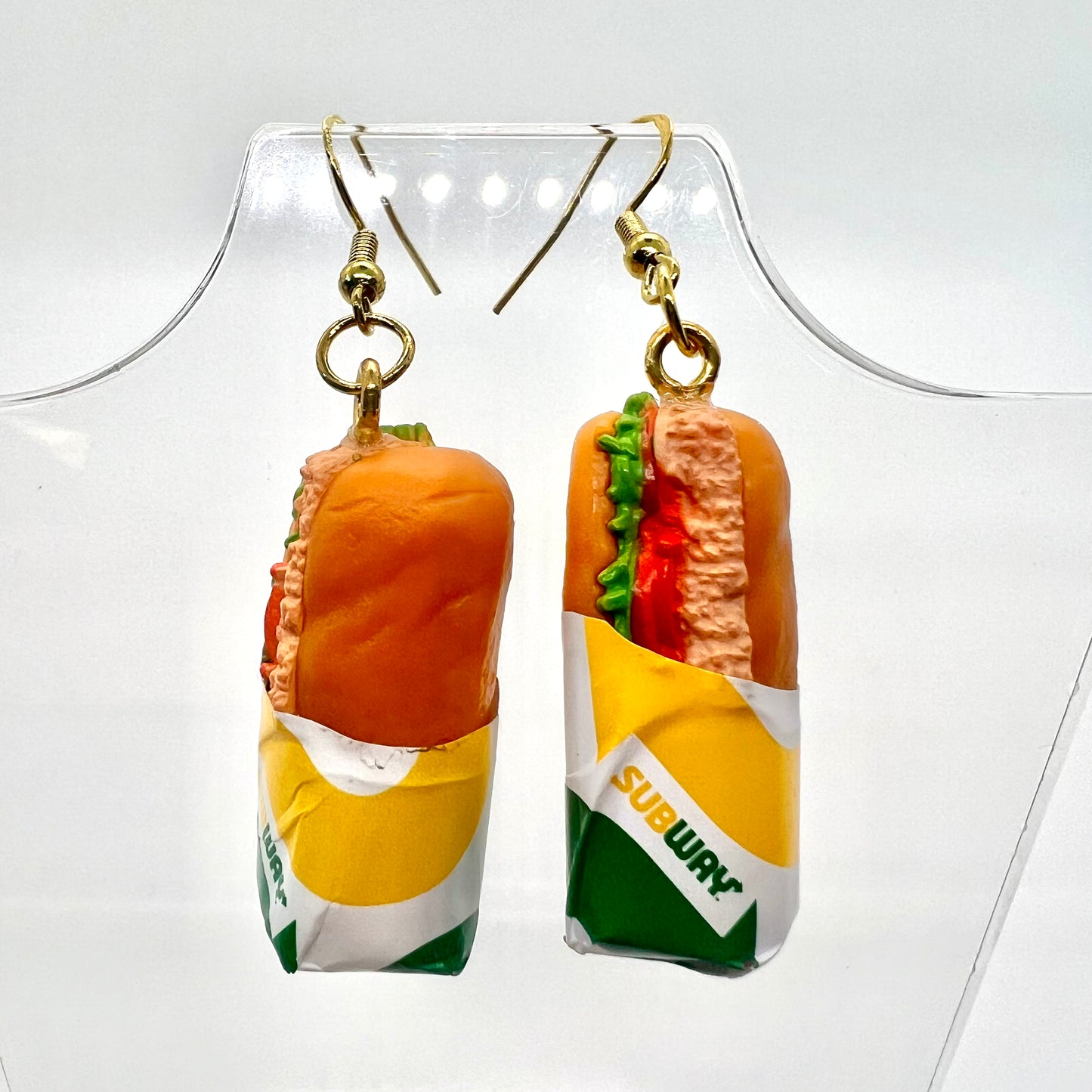 Subway Tuna Sub Earrings