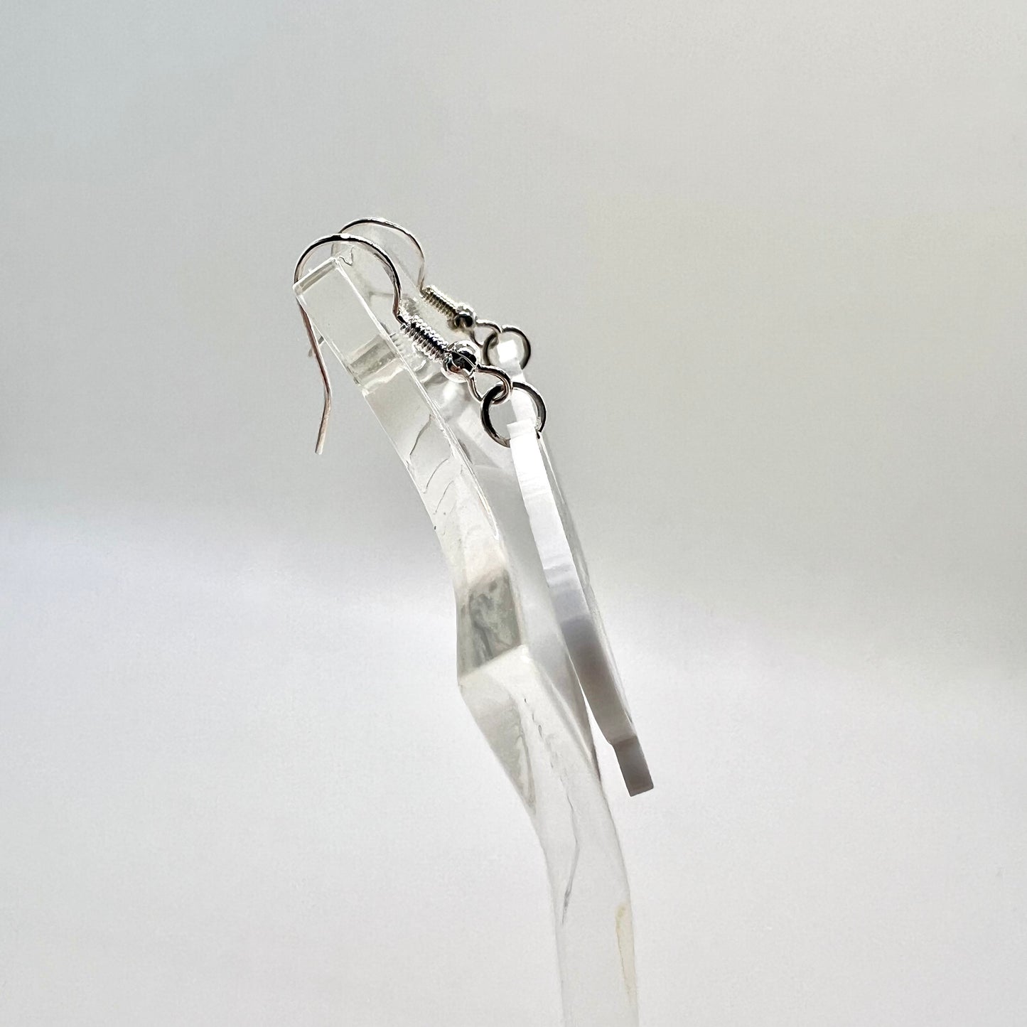 Gold Money Lips Earrings