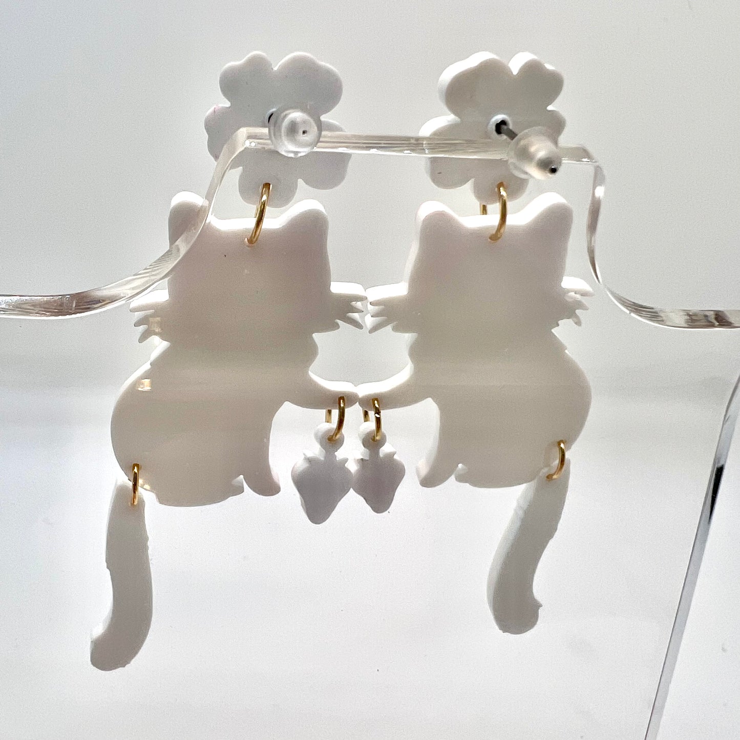 Strawberry Cat Earrings