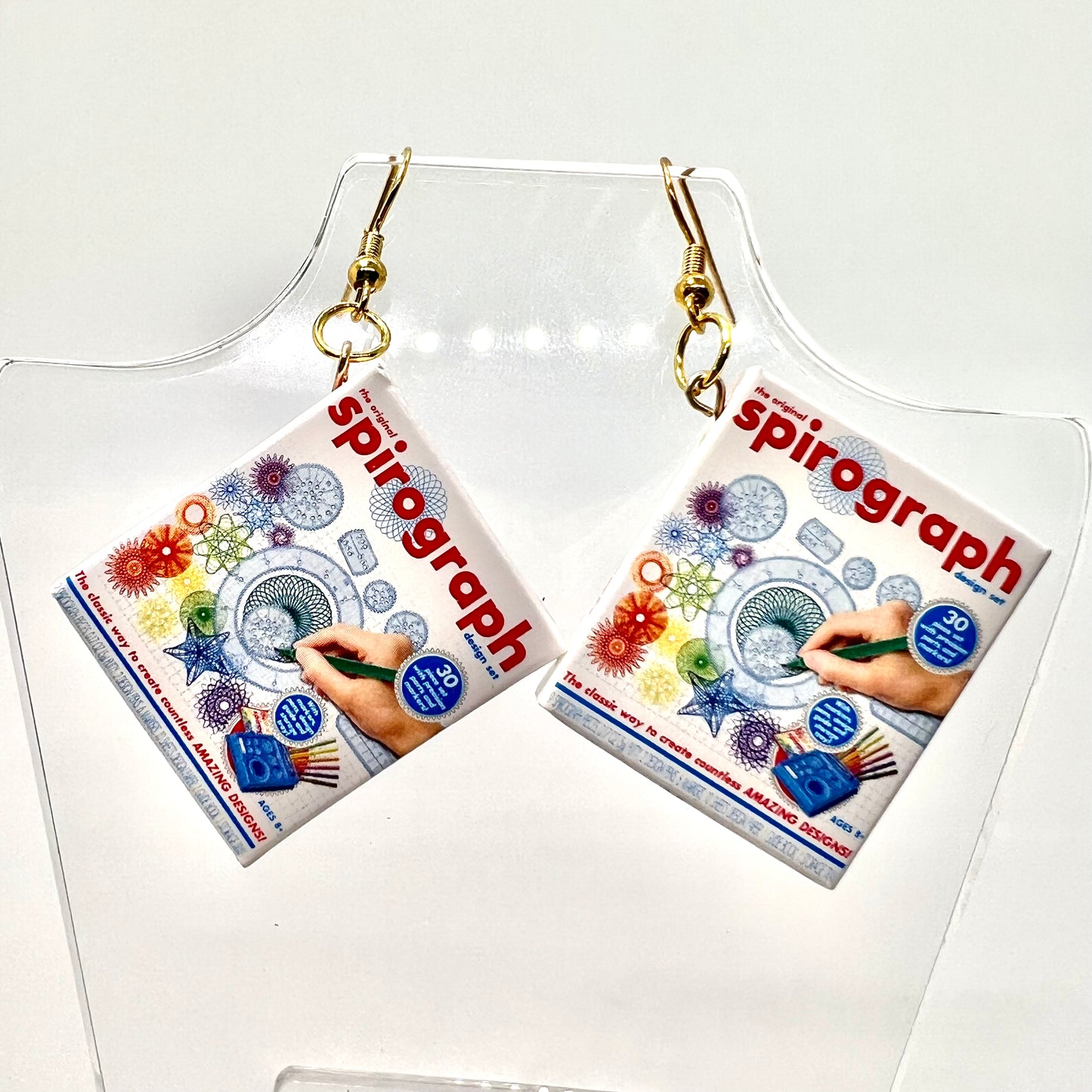 Spirograph Earrings